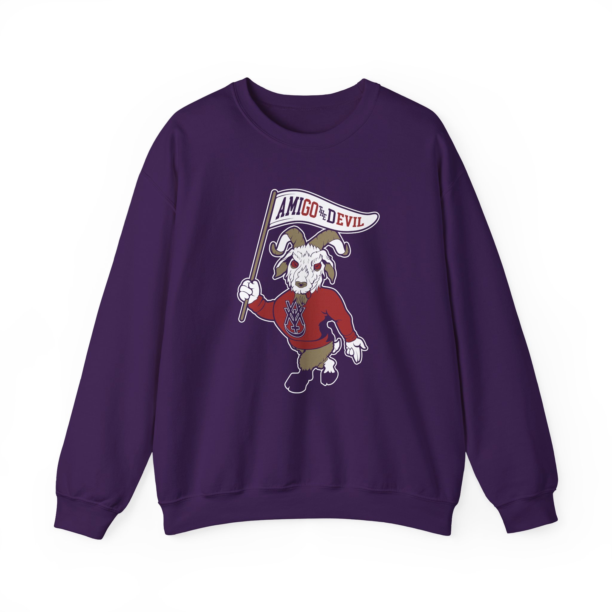 Amigo The Devil Go Evil Mascot Unisex Heavy Blendâ„¢ Crewneck Sweatshirt