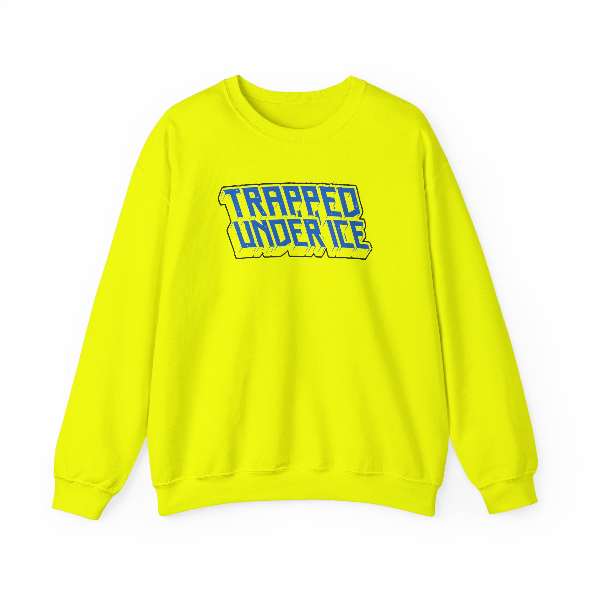 Trapped Under Ice Stacked 3d Logo Unisex Heavy Blend Crewneck Sweatshirt