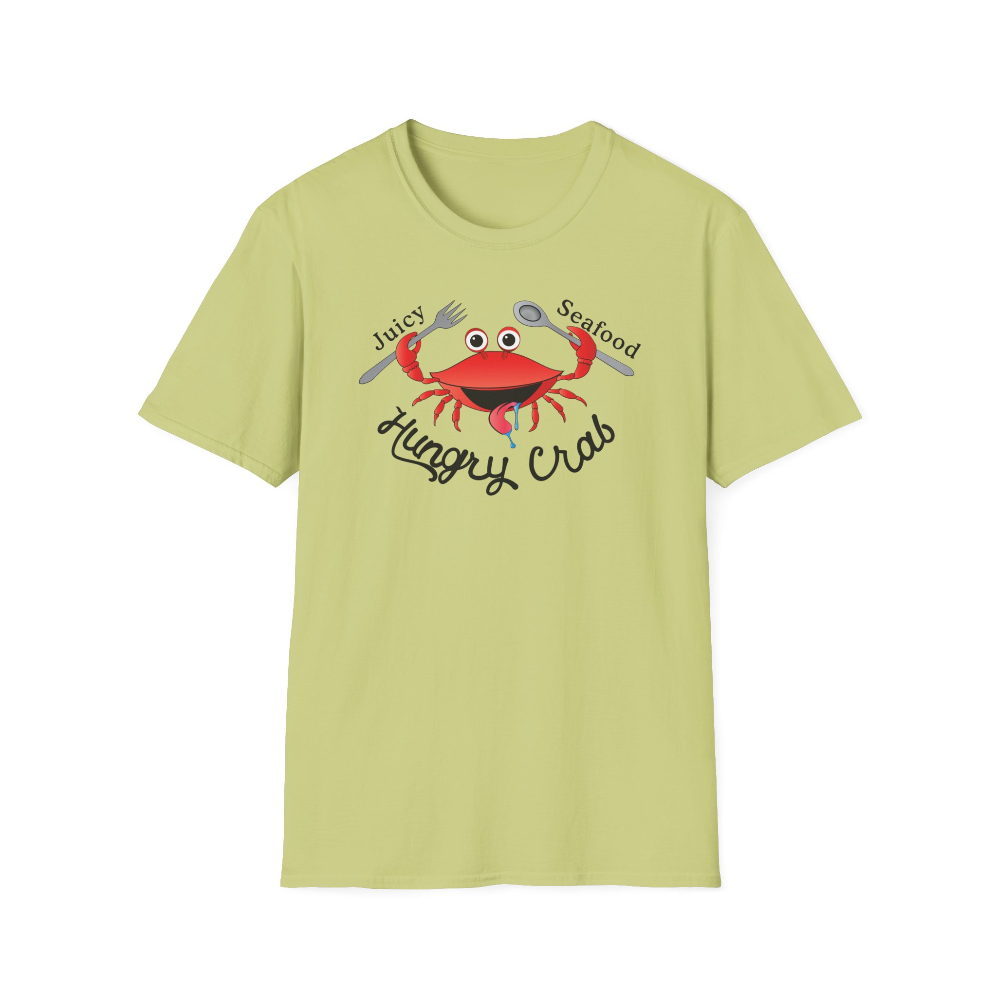 Hungry Box Hungry Crab Juicy Seafood Unisex Softstyle T-Shirt