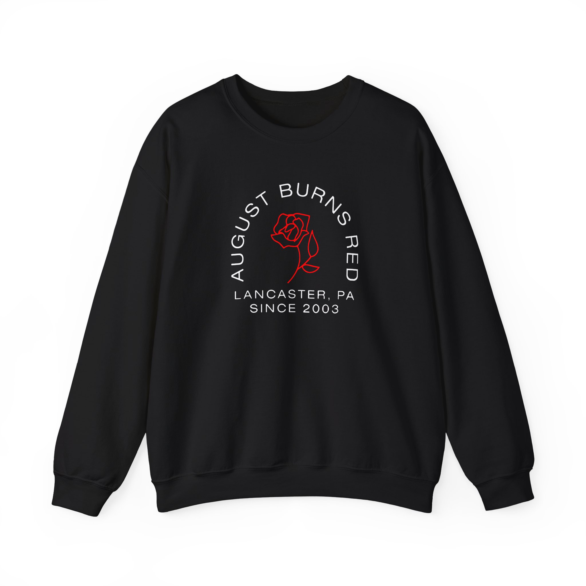 August Burns Red Rose Unisex Heavy Blendâ„¢ Crewneck Sweatshirt