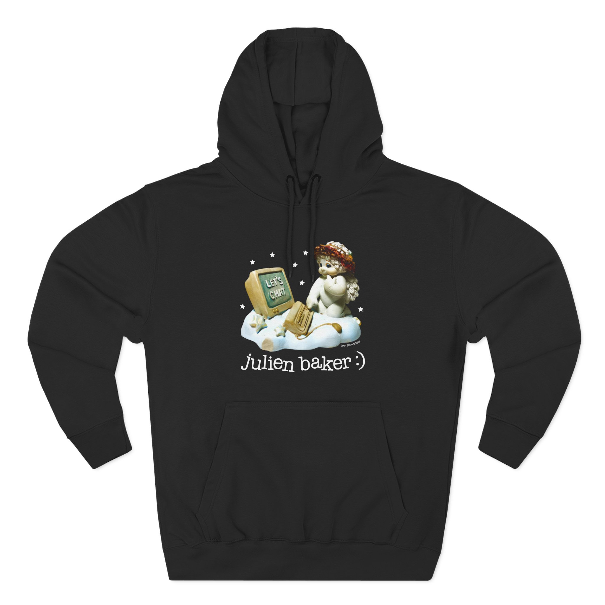 Julien Baker Online Angel Three-Panel Fleece Hoodie