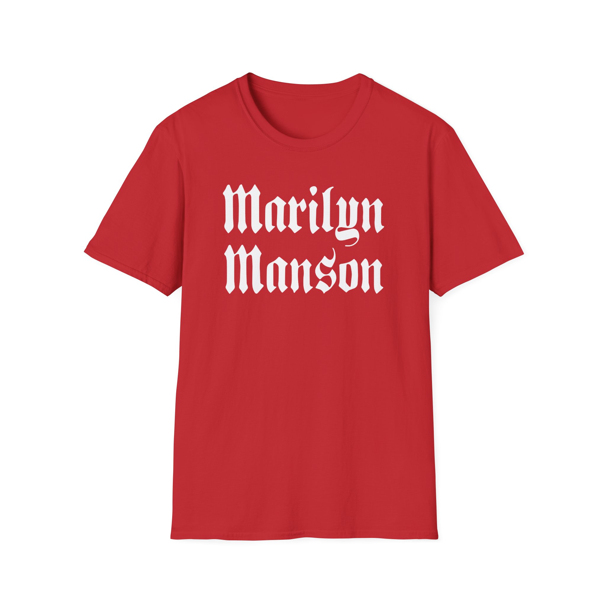 Marilyn Manson Goth Logo Unisex Softstyle T-Shirt