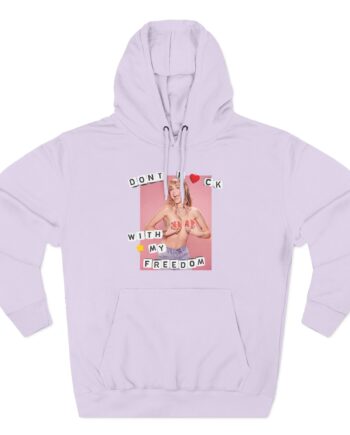 Miley Cyrus Dont Fuck With My Freedom Three-Panel Fleece Hoodie