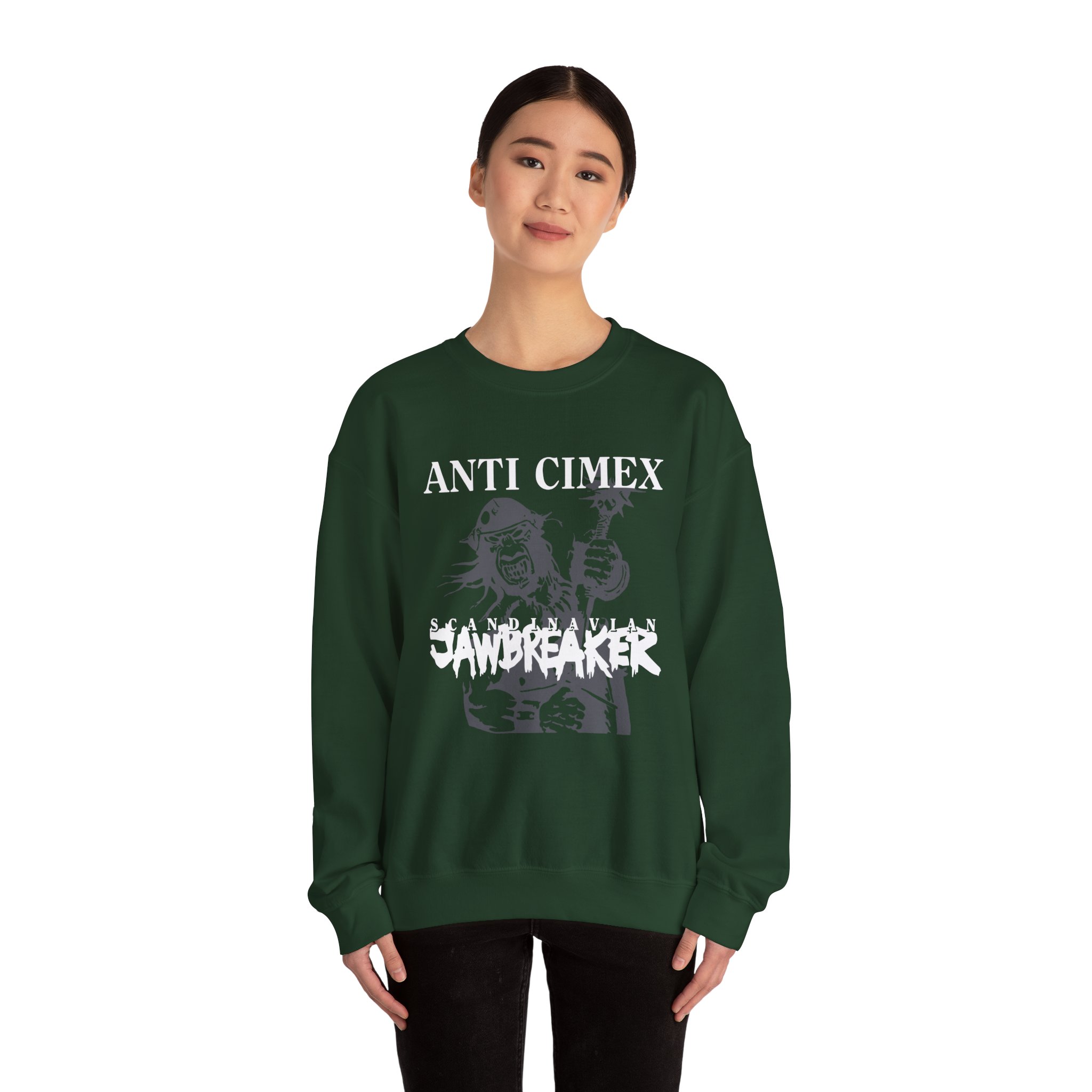 Anti Cimex Scandinavian Jawbreaker Unisex Heavy Blend Crewneck Sweatshirt