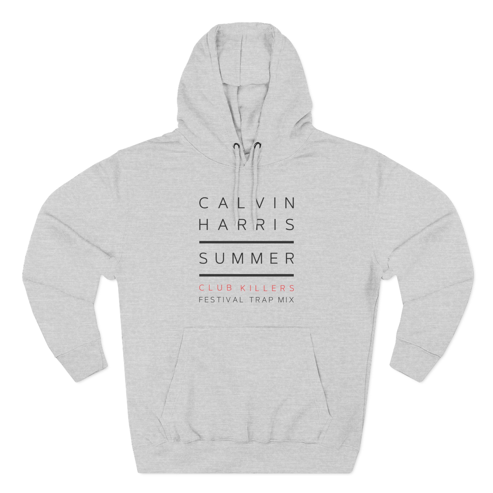Calvin Harris Summer 4 Album Cover Three-Panel Fleece Hoodie
