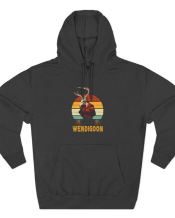 Wendigoon Three-Panel Fleece Hoodie