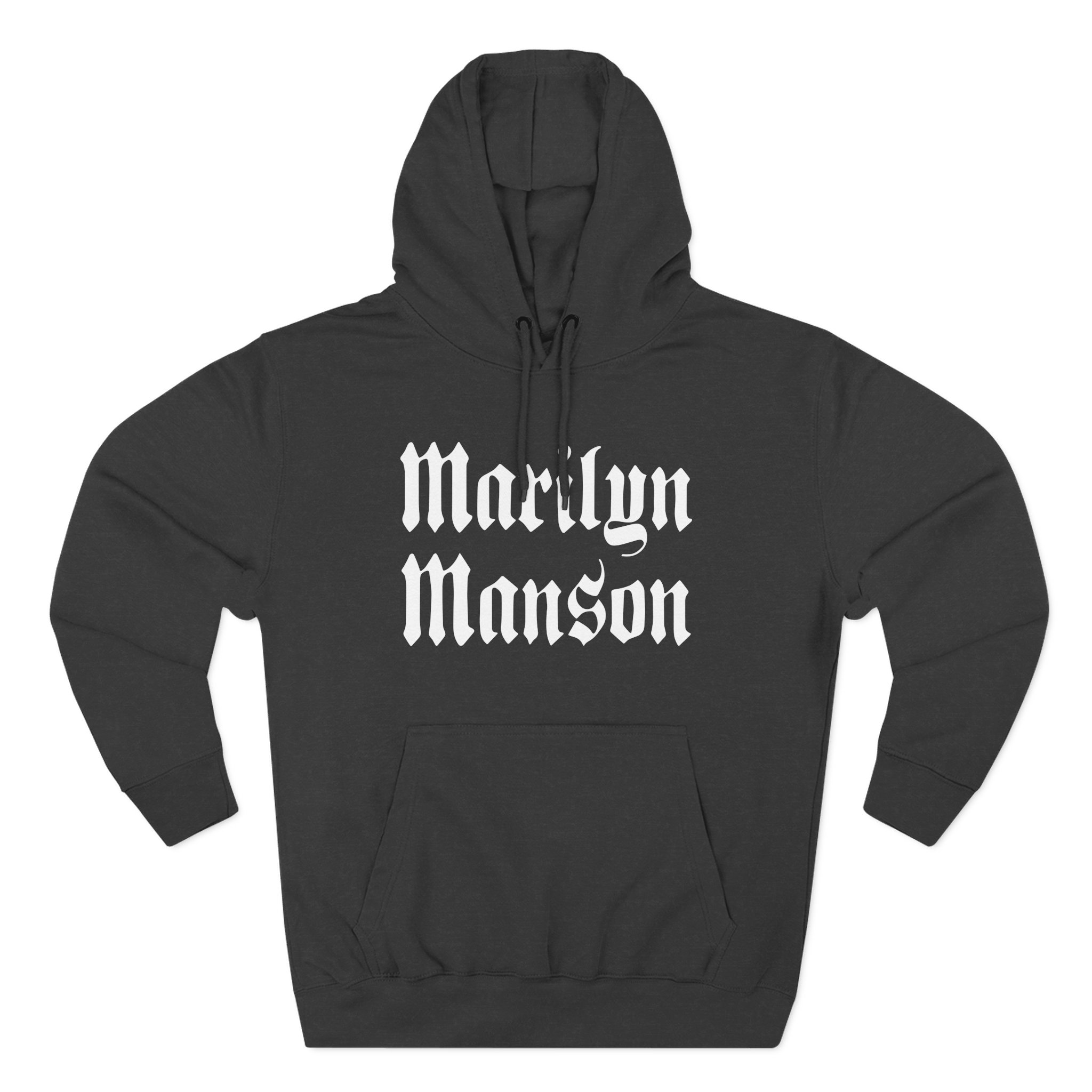 Marilyn Manson Goth Logo Three-Panel Fleece Hoodie