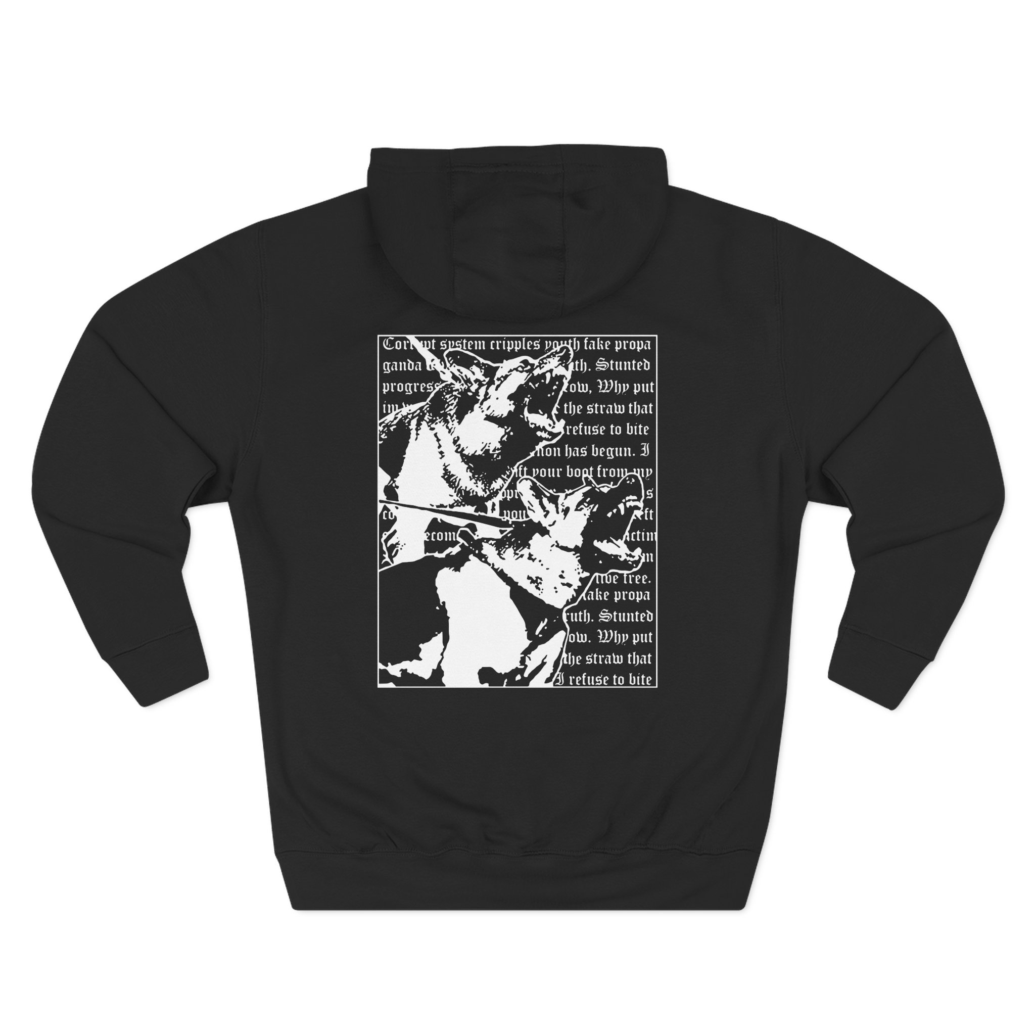Jesus Piece Oppressor Three-Panel Fleece Hoodie