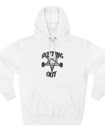 Rotting Out Three-Panel Fleece Hoodie