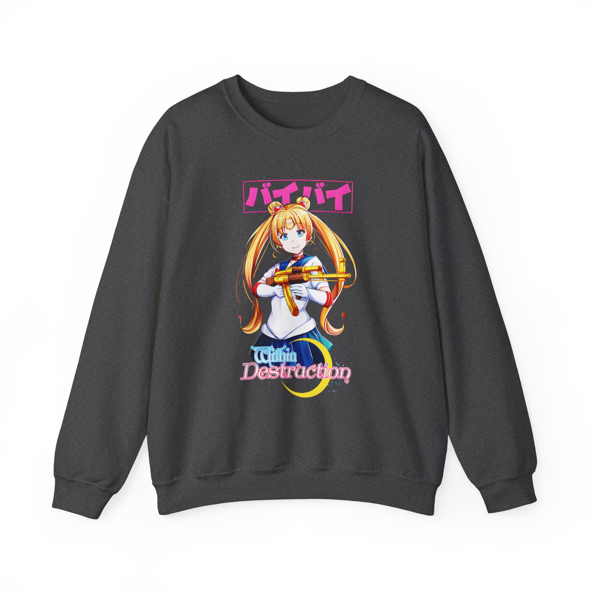 Within Destruction Sailor Moon Unisex Heavy Blend Crewneck Sweatshirt