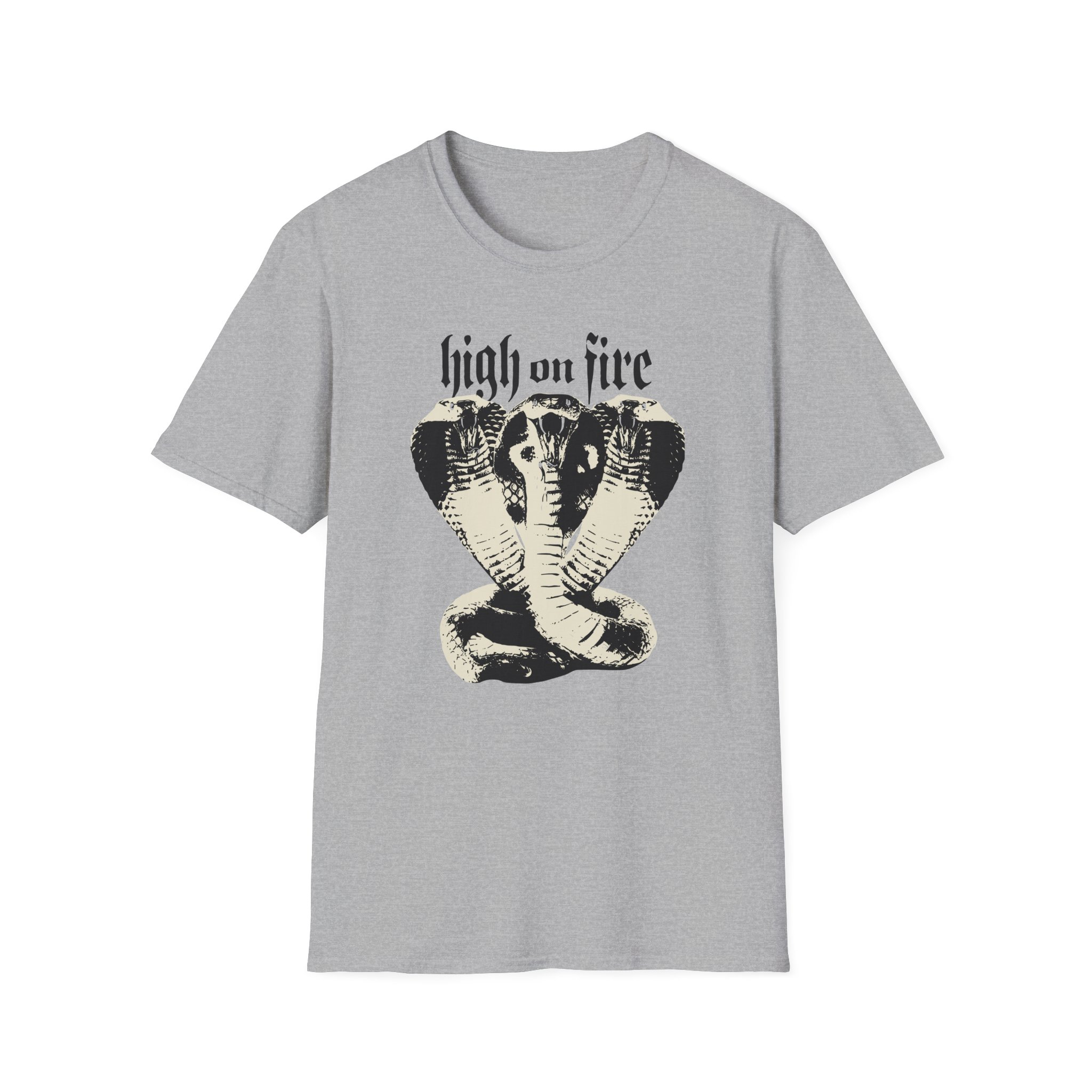 High on Fire Branca Snakes Unisex Softstyle T-Shirt