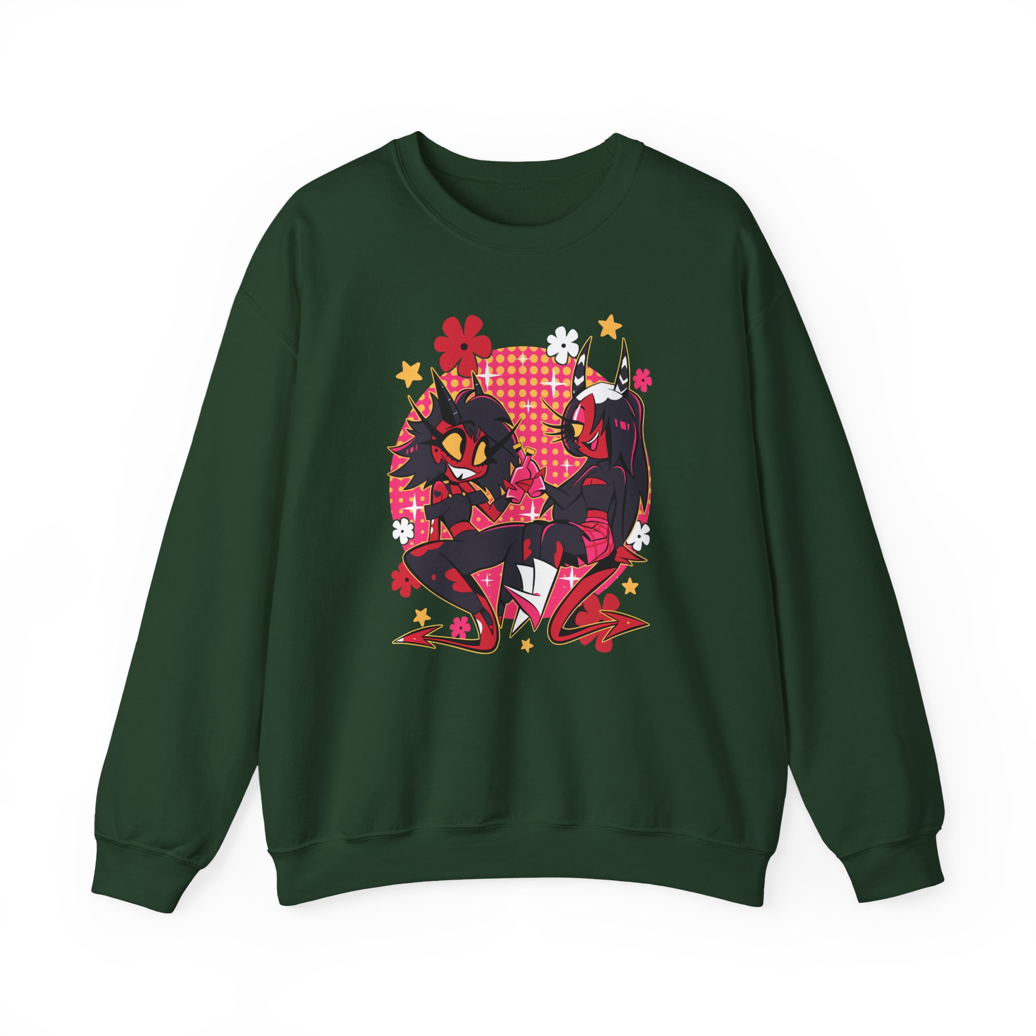 Vivziepop Hells Belles Unisex Heavy Blendâ„¢ Crewneck Sweatshirt