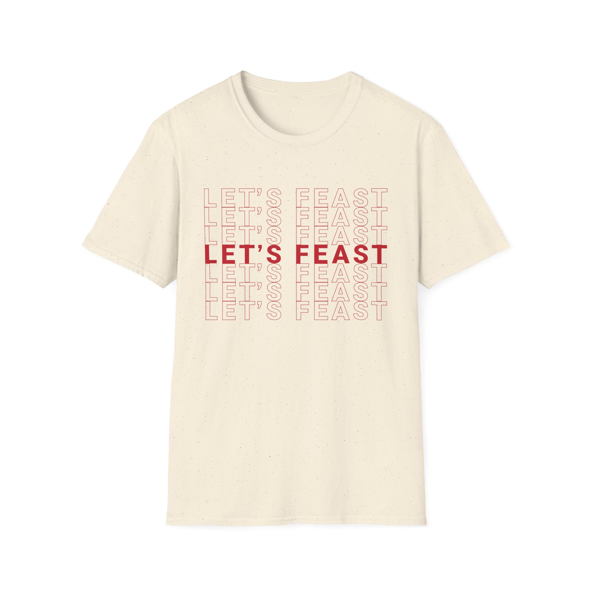 Elyse Myers Let’s Feast Unisex Softstyle T-Shirt