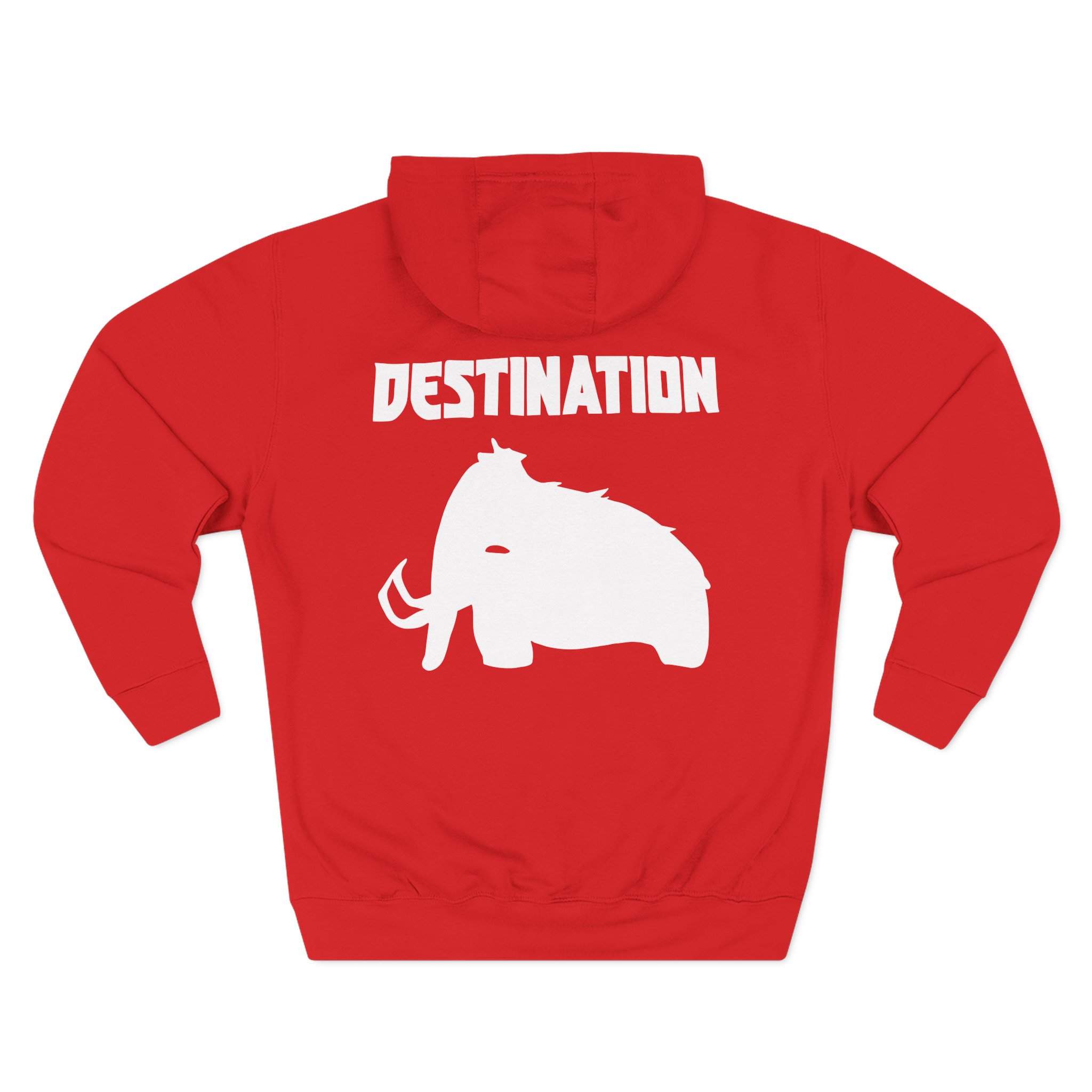 Wooli Destination Three-Panel Fleece Hoodie