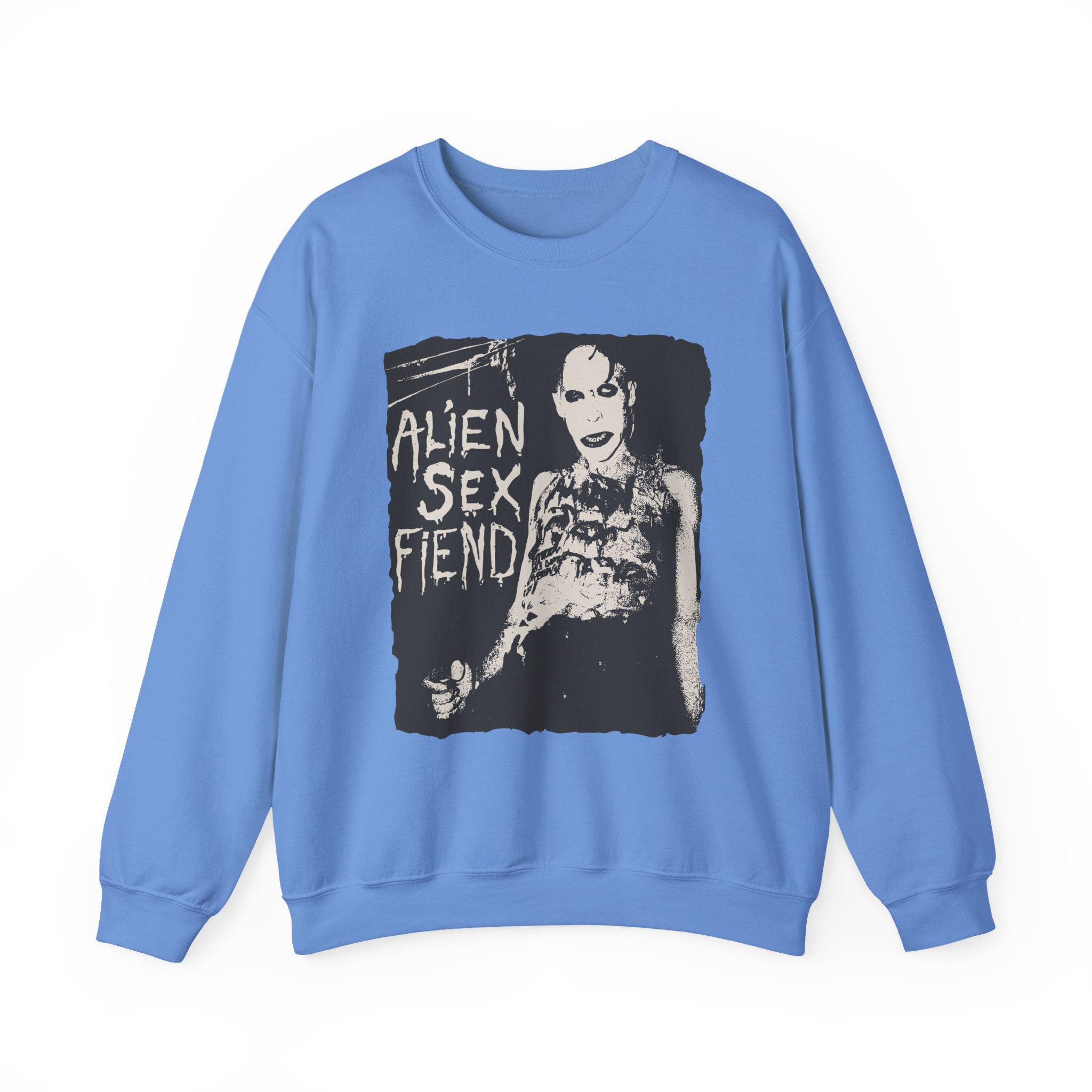 Alien Sex Fiend Nik Fiend Unisex Heavy Blendâ„¢ Crewneck Sweatshirt