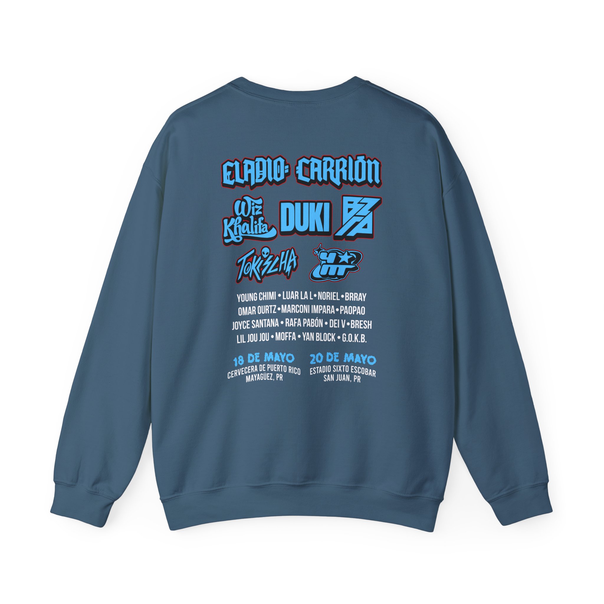 Eladio Carrion Sauce Boyz Fes Unisex Heavy Blendâ„¢ Crewneck Sweatshirt