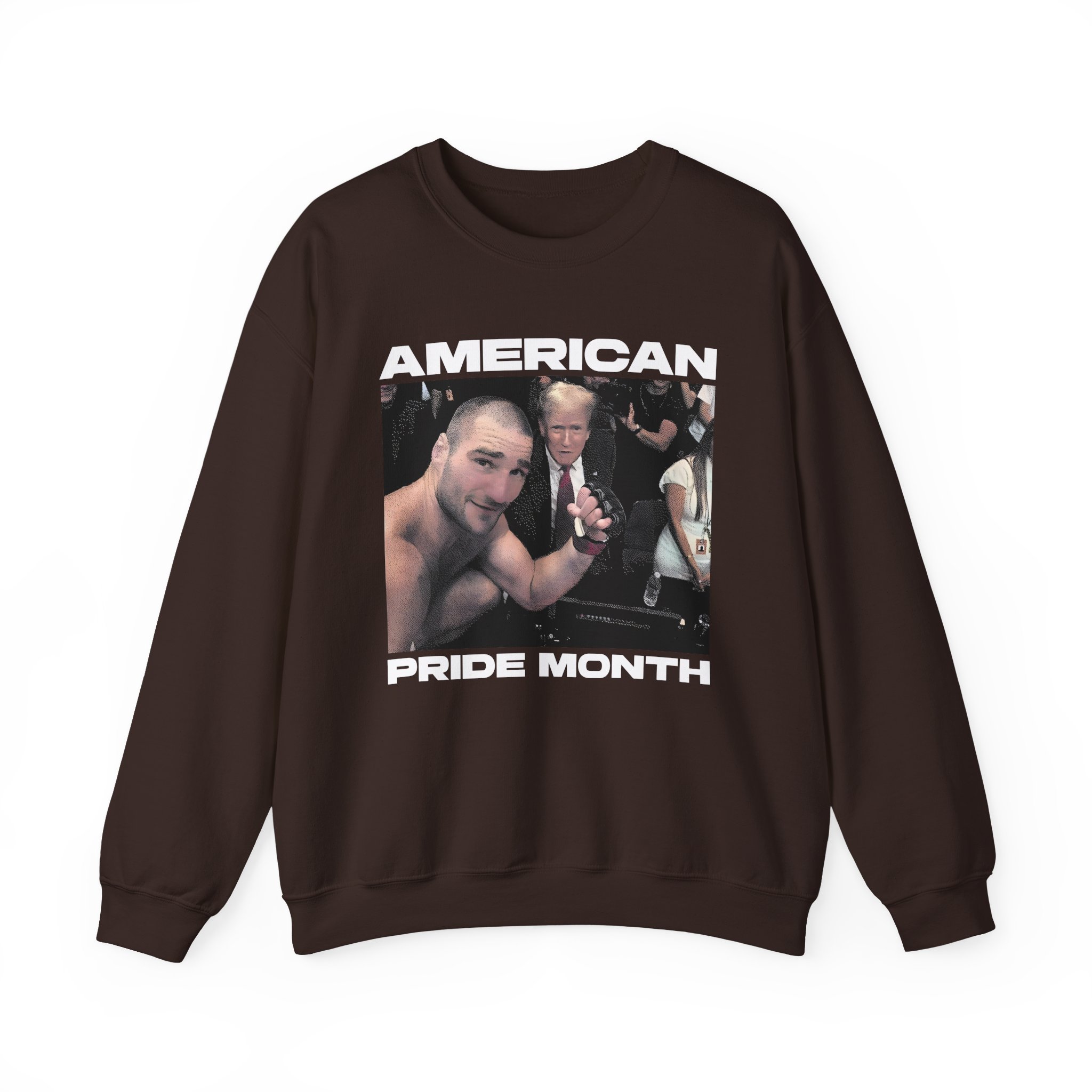 Sean Strickland American Pride Month Unisex Heavy Blendâ„¢ Crewneck Sweatshirt