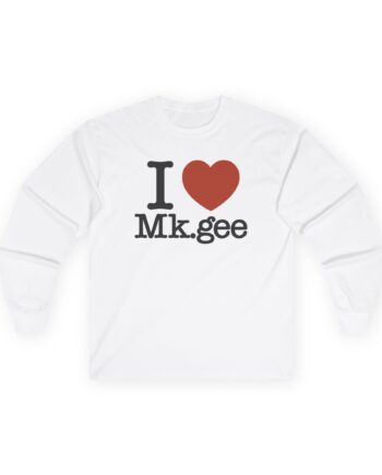 Mkgee I Love Unisex Ultra Cotton Long Sleeve Tee