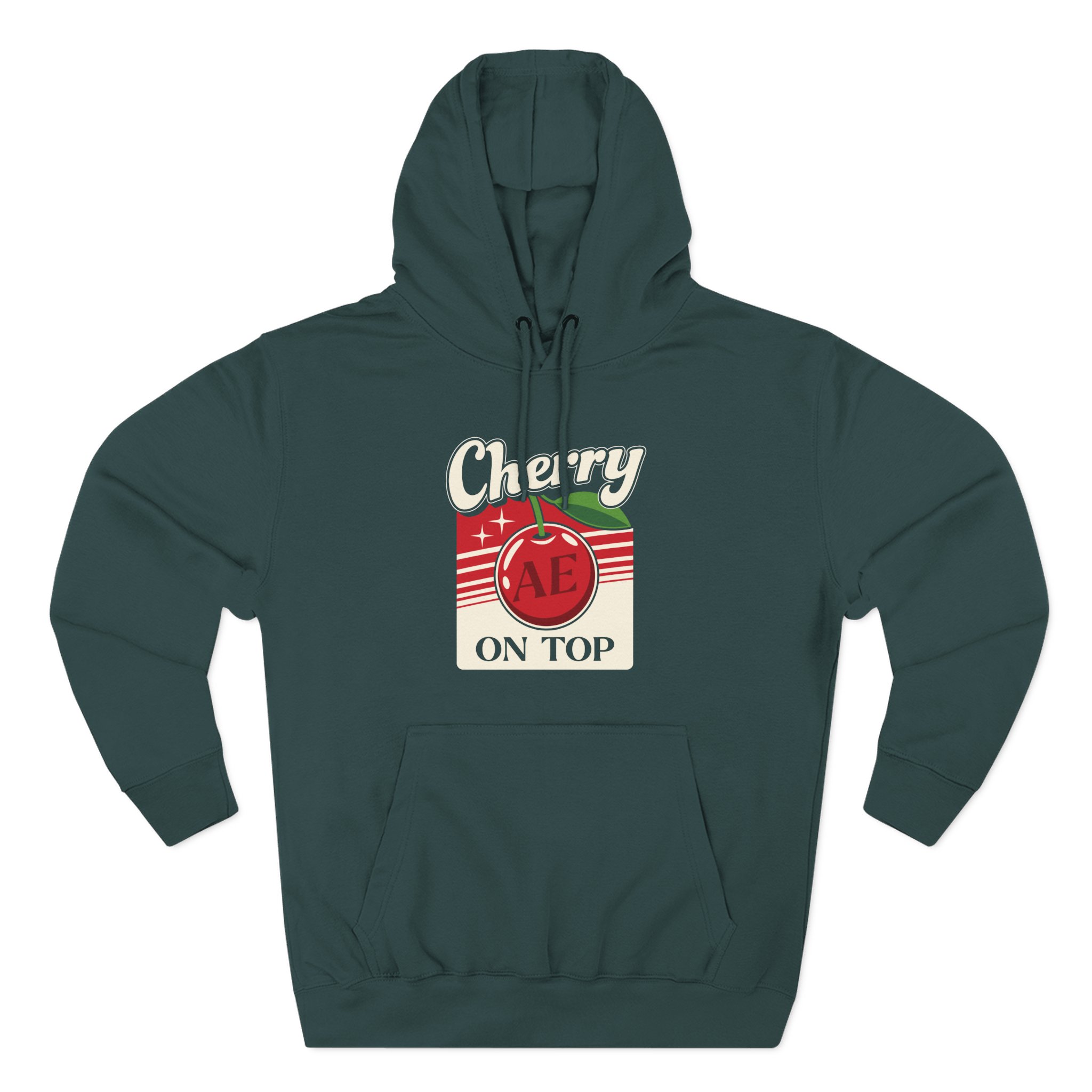 Armchair Expert Cherry on Top Three-Panel Fleece Hoodie