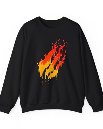 Preston Fire Drip Unisex Heavy Blend™ Crewneck Sweatshirt
