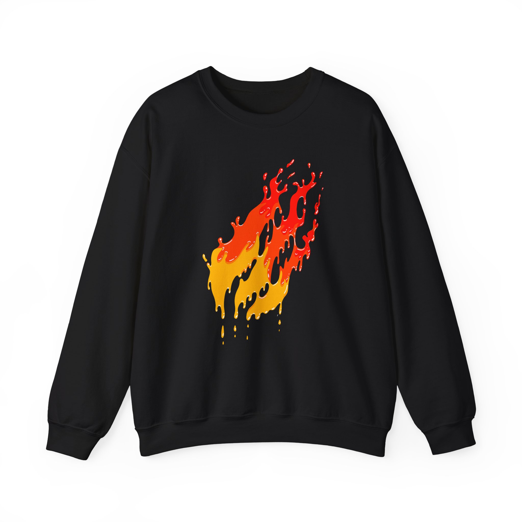 Preston Fire Drip Unisex Heavy Blendâ„¢ Crewneck Sweatshirt