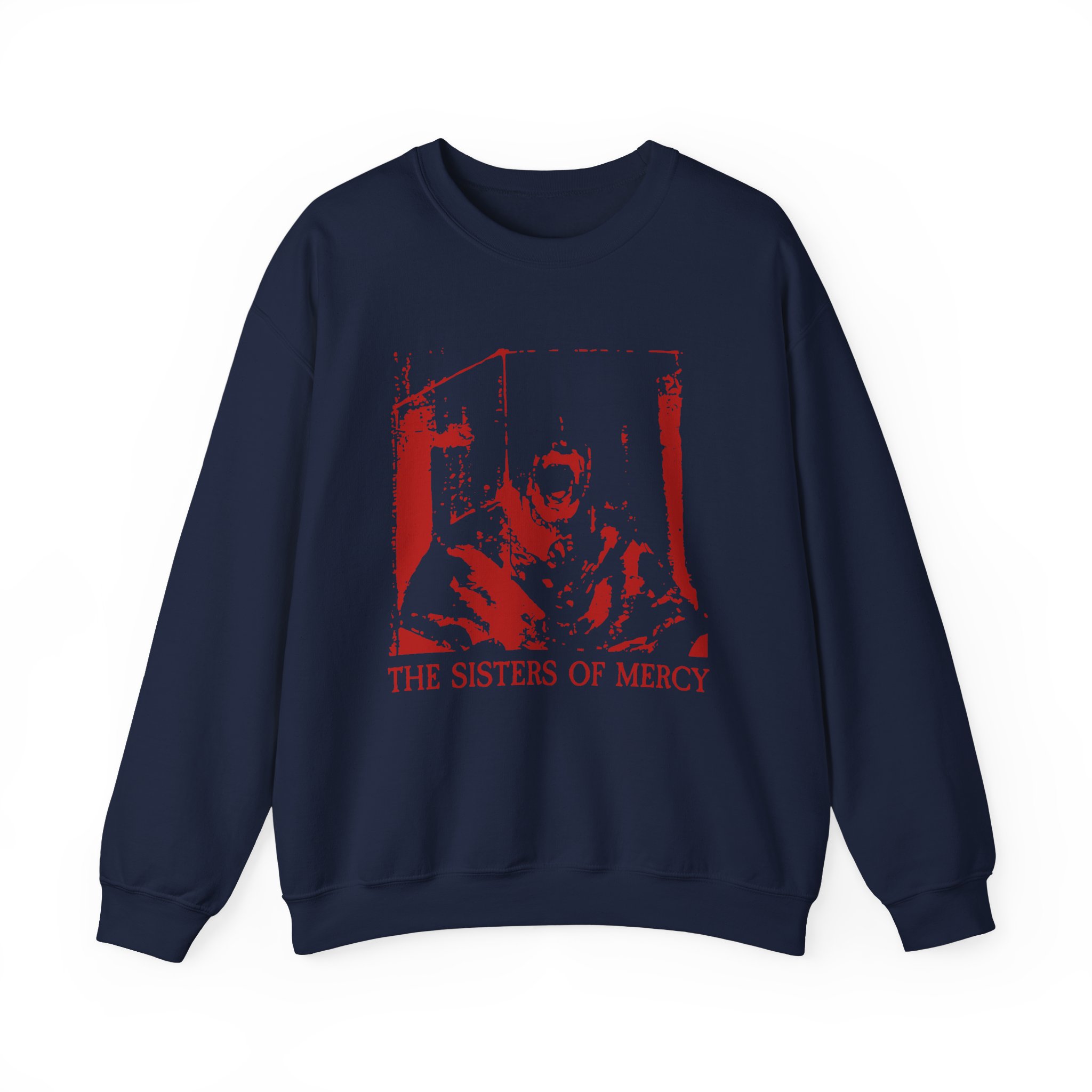 The Sisters Of Mercy Red Scream Unisex Heavy Blendâ„¢ Crewneck Sweatshirt