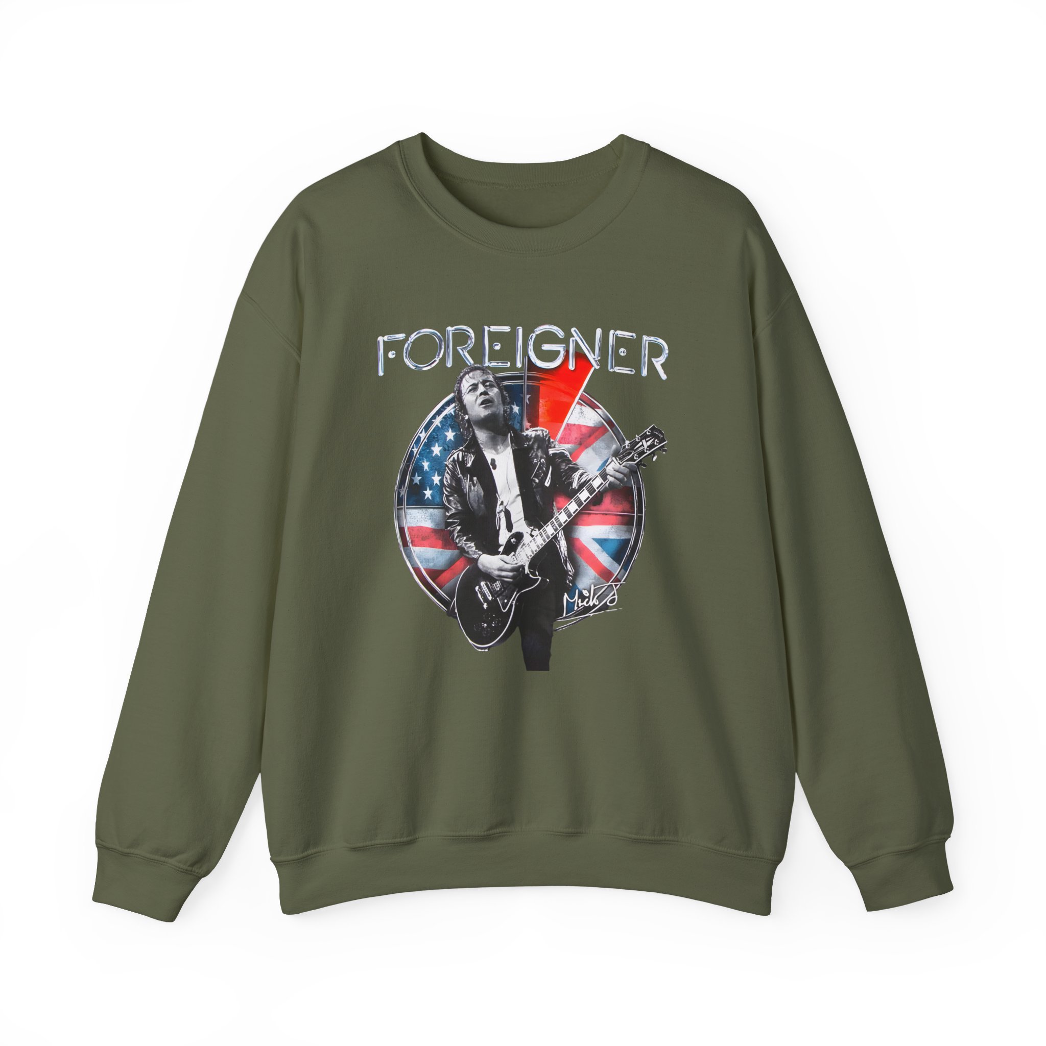 Foreigner Mick Jones Unisex Heavy Blendâ„¢ Crewneck Sweatshirt