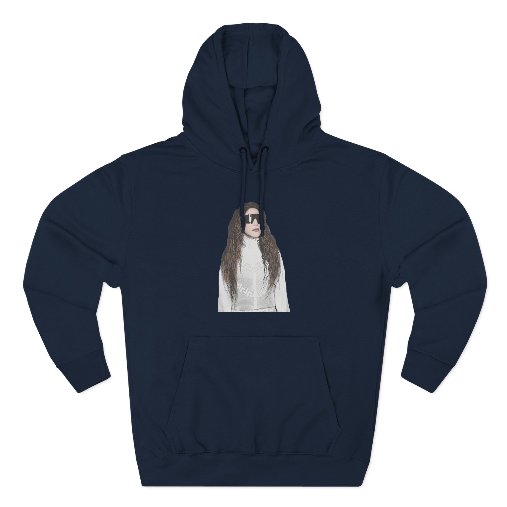 Shakira Sunglasses Three-Panel Fleece Hoodie