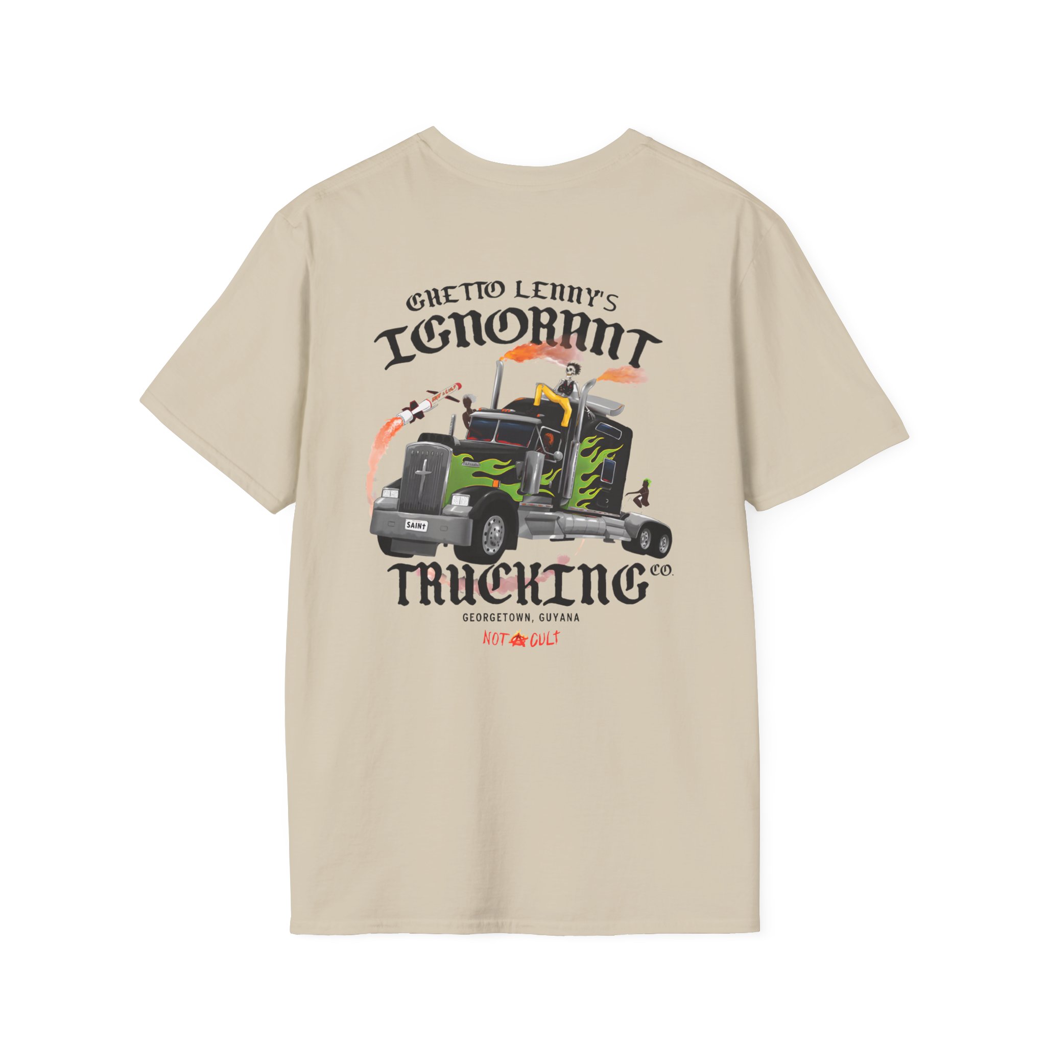 Saint Jhn Ghetto Lenny's Trucking Co. Unisex Softstyle T-Shirt