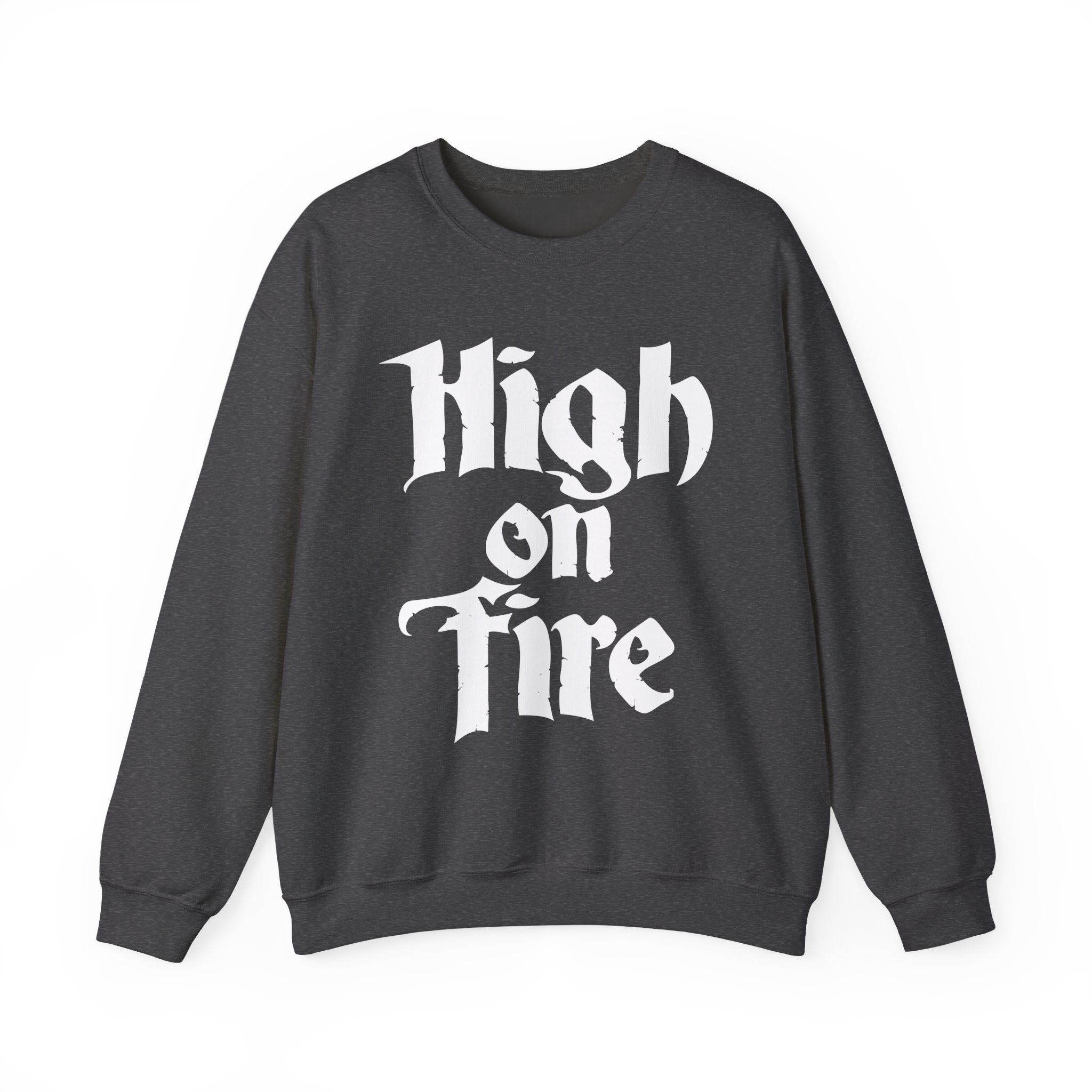 High on Fire Logo Unisex Heavy Blendâ„¢ Crewneck Sweatshirt