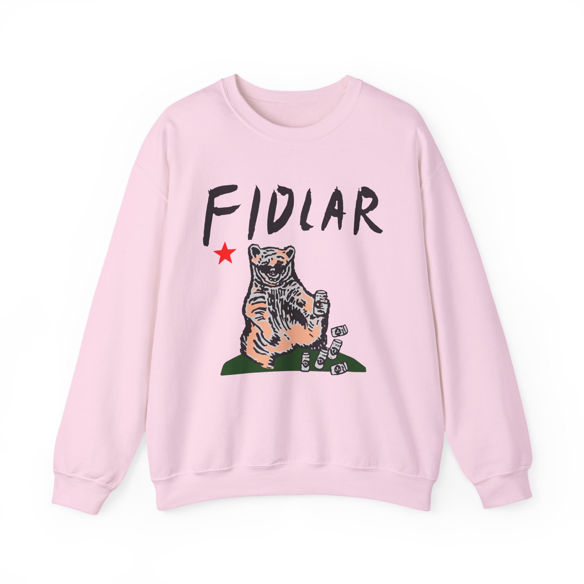 California Bear Drink Cheap Beer Fidlar Unisex Heavy Blendâ„¢ Crewneck Sweatshirt