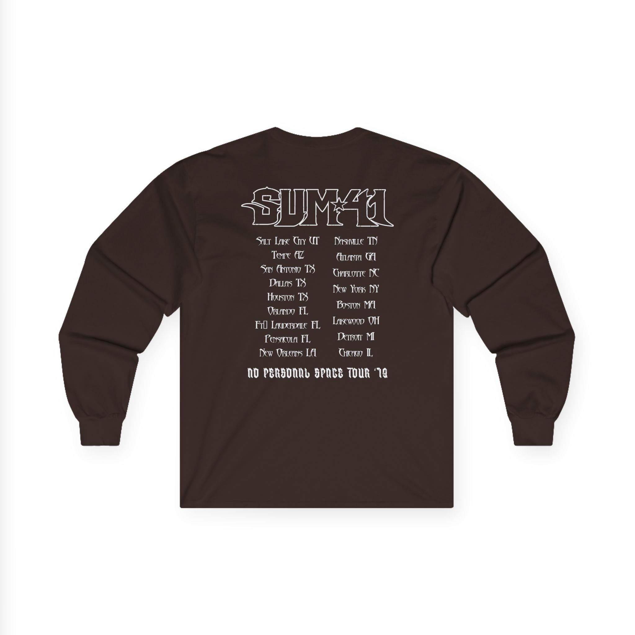 Sum 41 Reap41 Itin Unisex Ultra Cotton Long Sleeve Tee