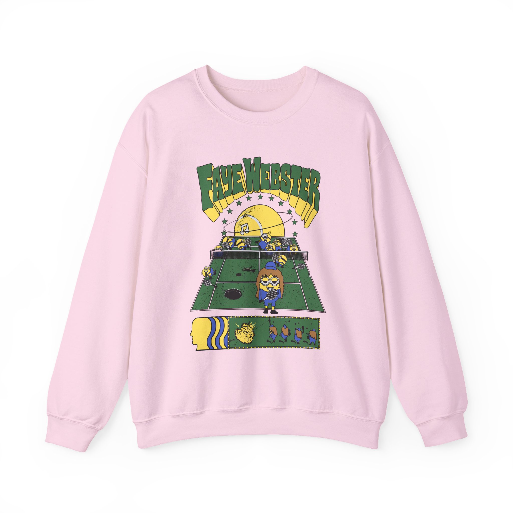 Faye Webster Braindead/minion Unisex Heavy Blendâ„¢ Crewneck Sweatshirt