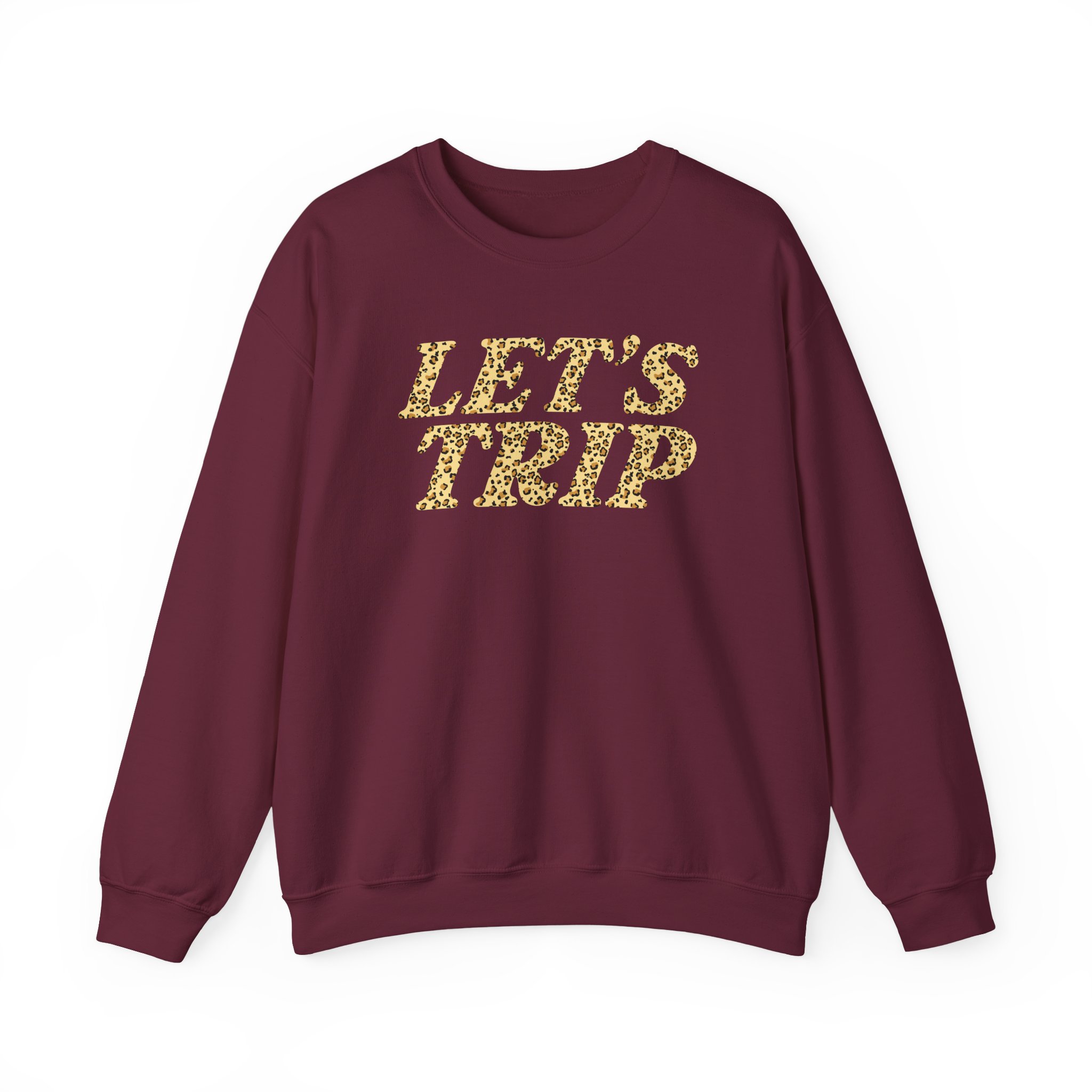 Sturniolo Triplets Let's Trip Cheetah Unisex Heavy Blendâ„¢ Crewneck Sweatshirt