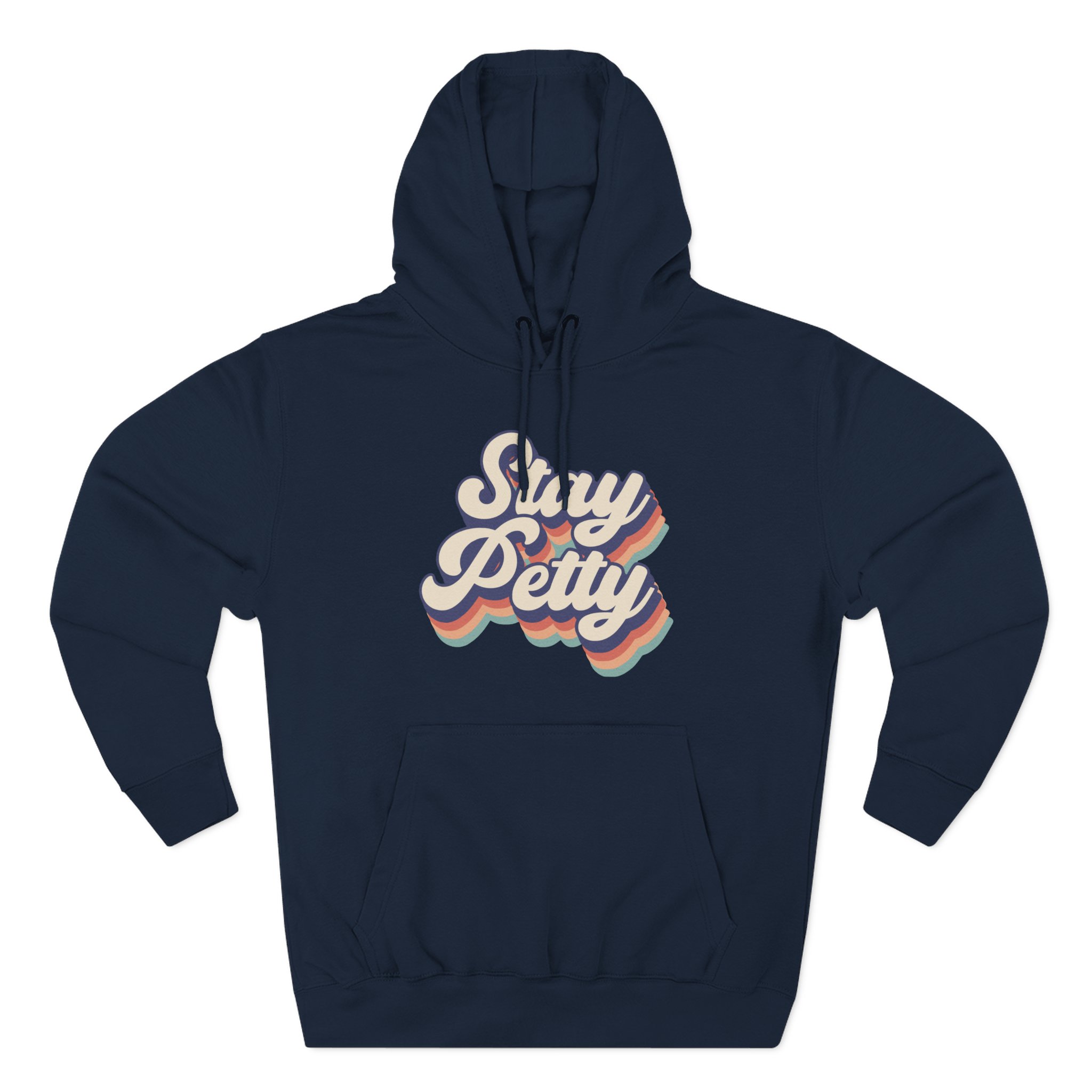 Charlotte Dobre Stay Petty Three-Panel Fleece Hoodie
