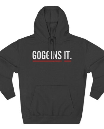 David Goggins Three-Panel Fleece Hoodie