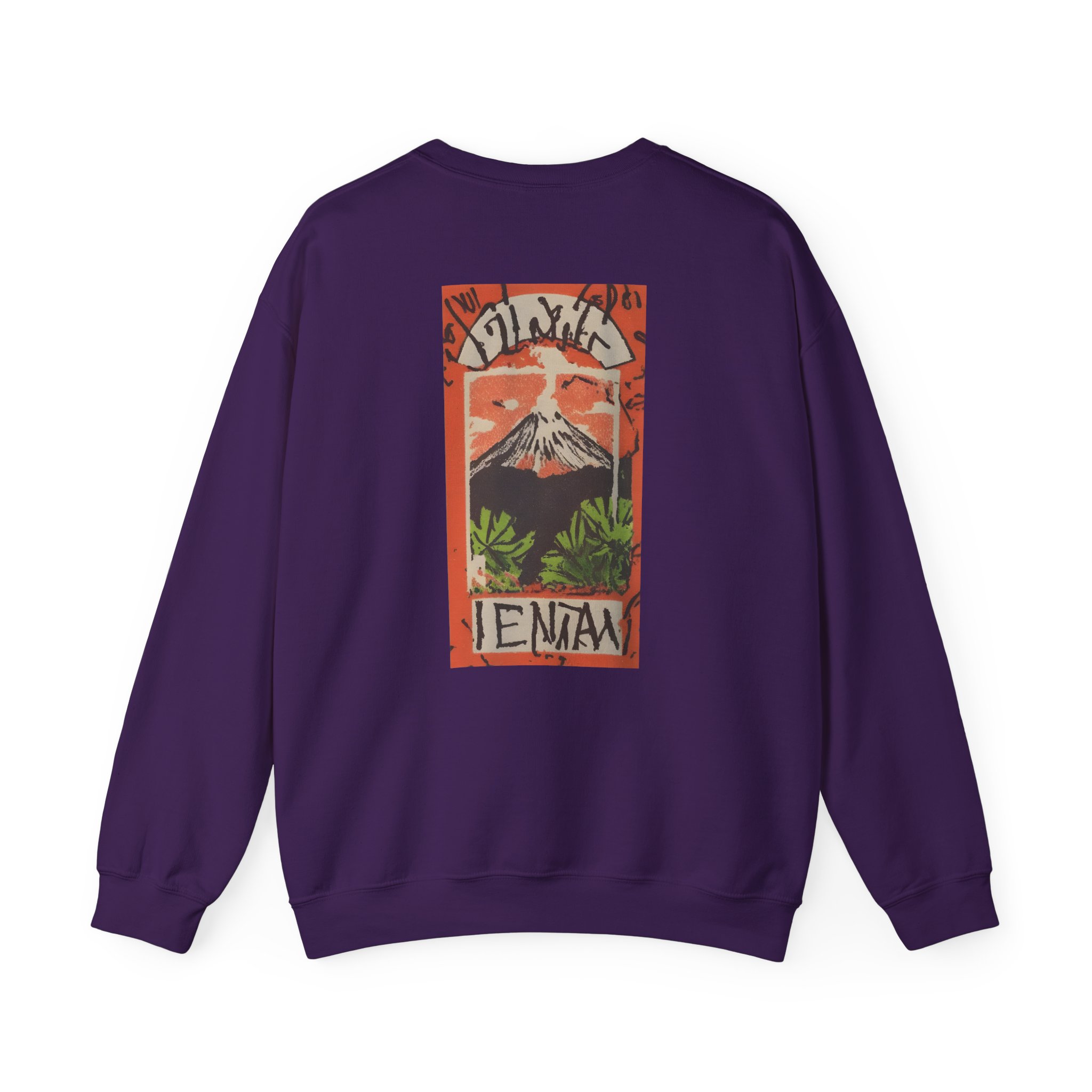 Jungle Volcano Art Unisex Heavy Blendâ„¢ Crewneck Sweatshirt