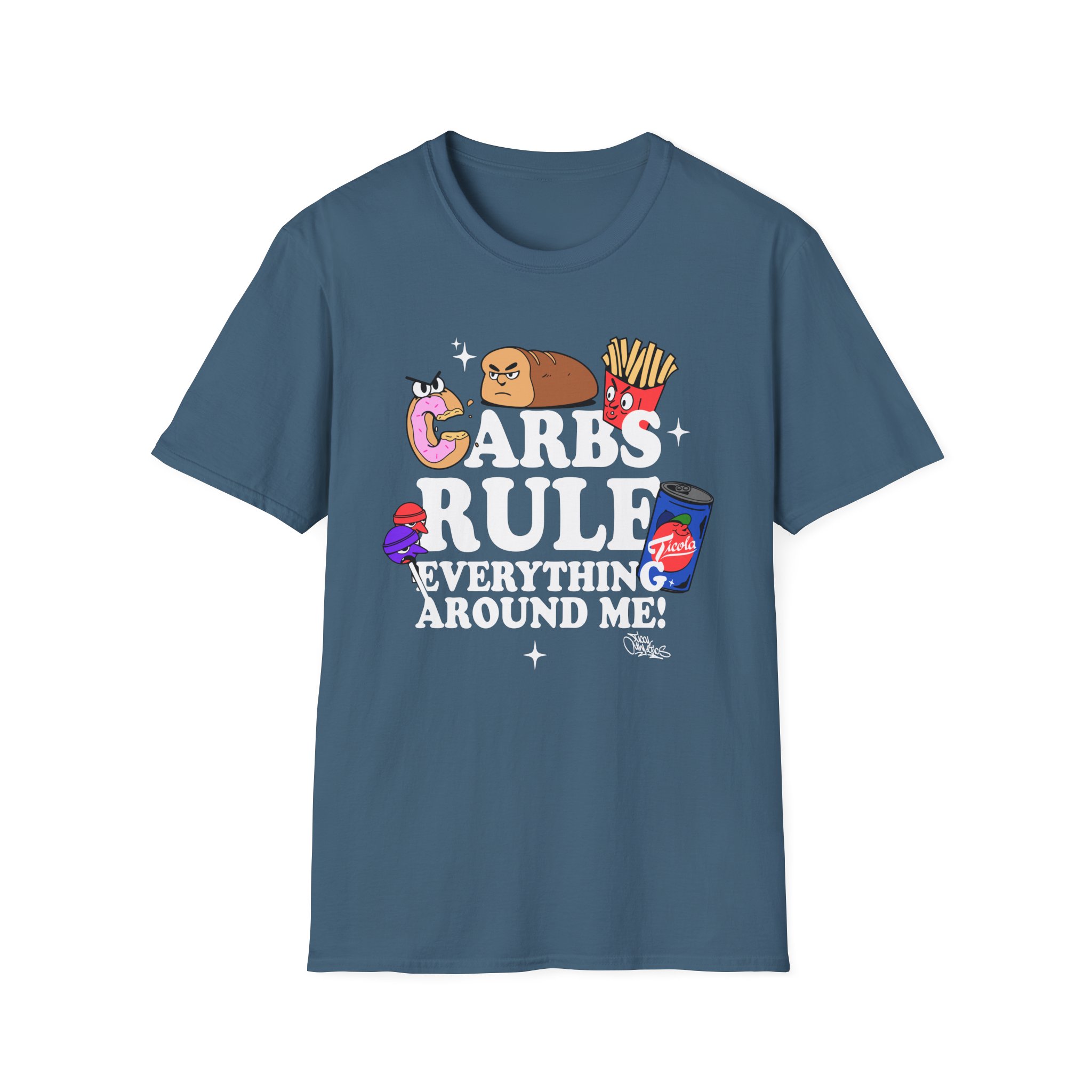 Method Man Carbs Rule Everything Around Me Unisex Softstyle T-Shirt