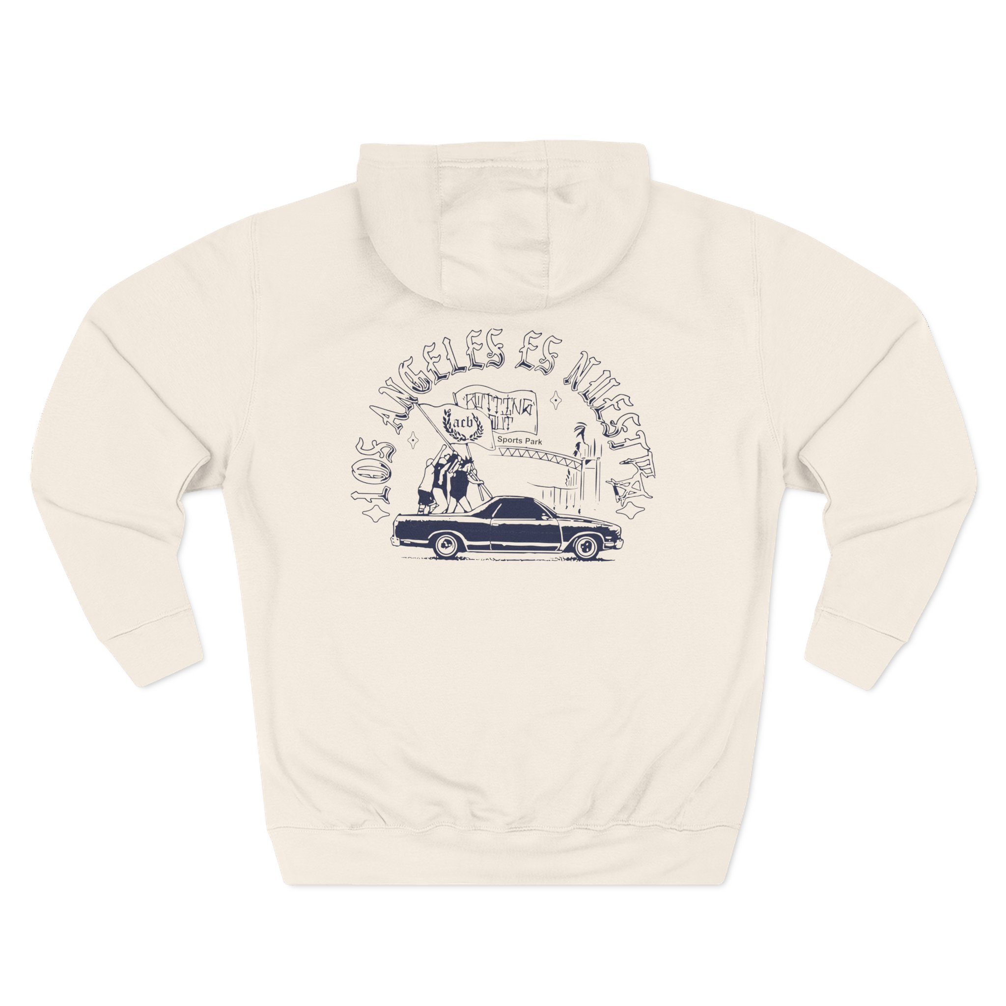 Rotting Out Three-Panel Fleece Hoodie