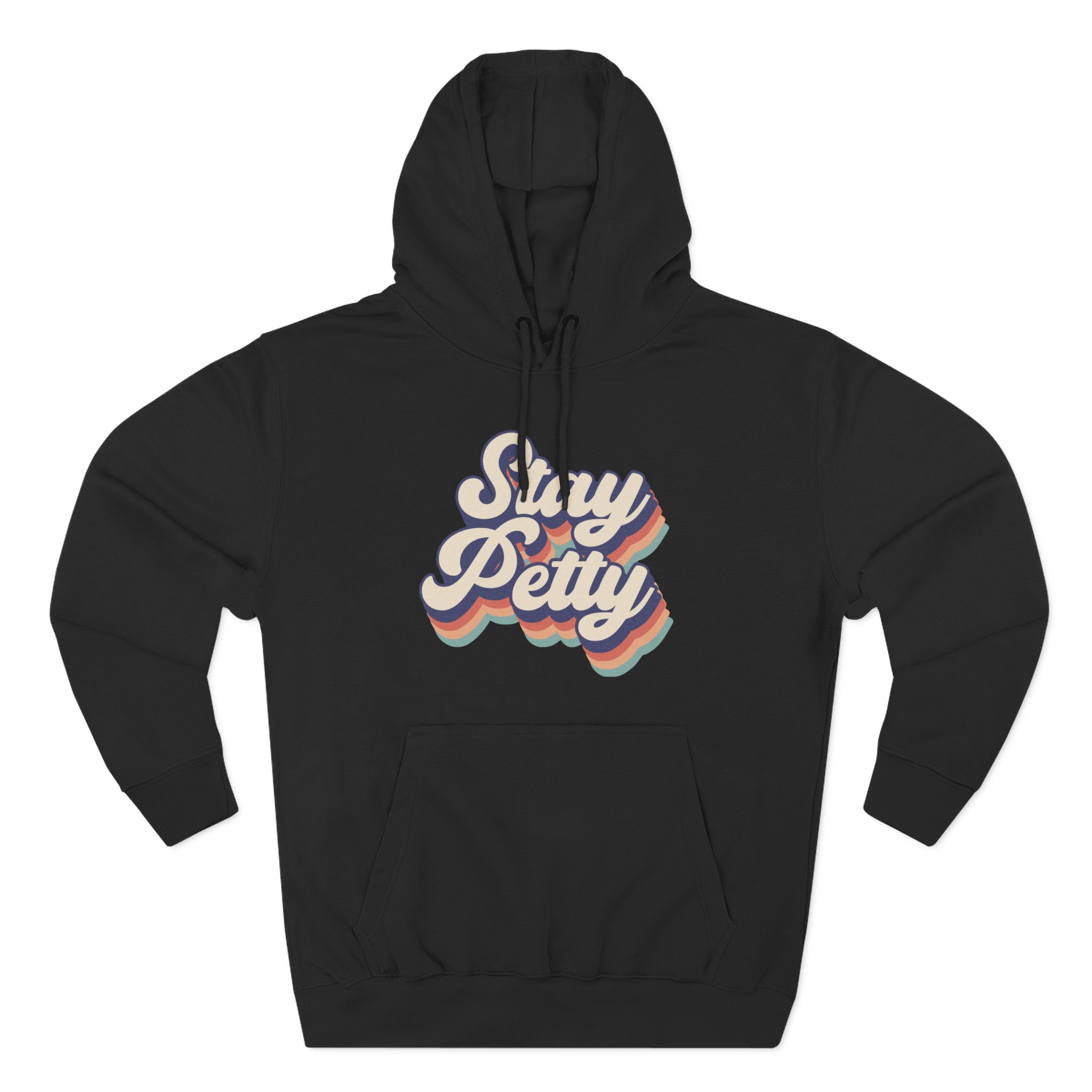 Charlotte Dobre Stay Petty Three-Panel Fleece Hoodie