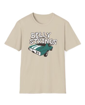 Billy Strings Imogene + Willie X Billy Strings Highway Prayers Green Car Unisex Softstyle T-Shirt