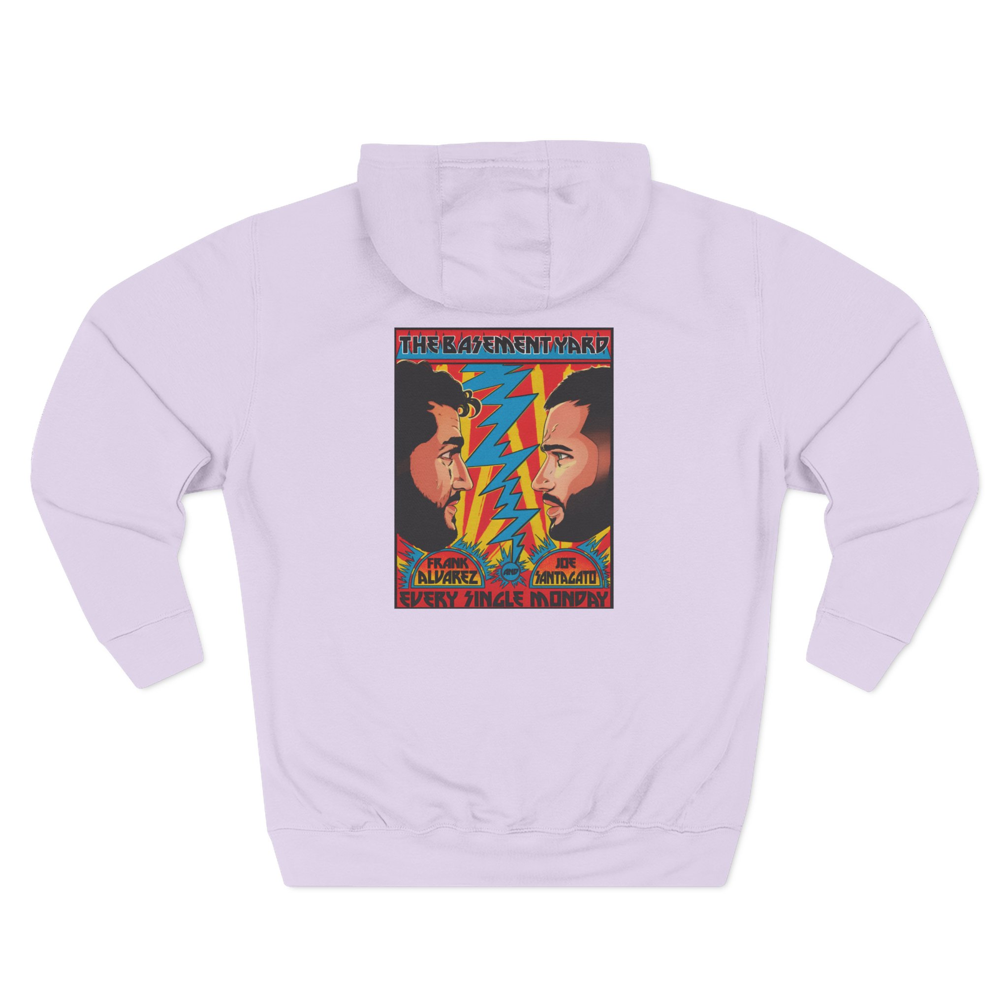 The Basement Yard Face Off Three-Panel Fleece Hoodie