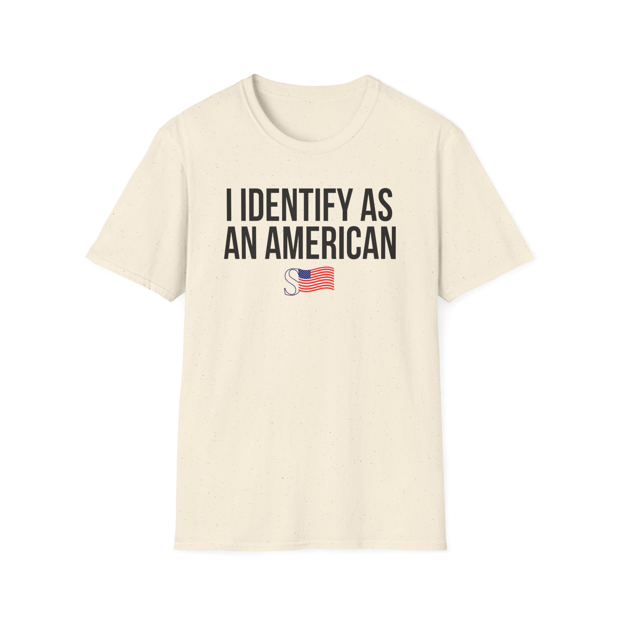 Sean Strickland I Identify as an American Unisex Softstyle T-Shirt