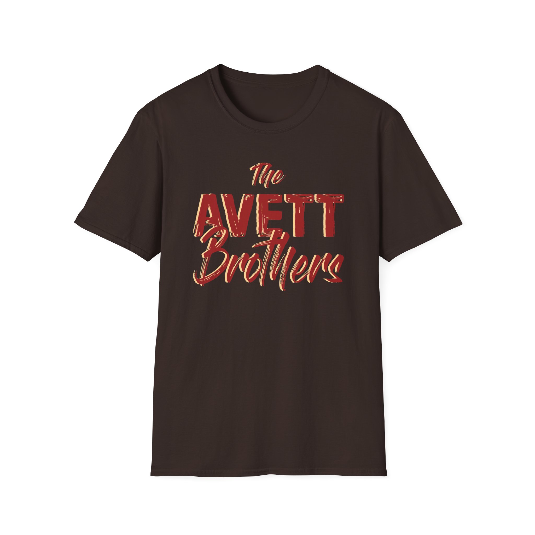 Avett Brothers Painted Sign Logo Unisex Softstyle T-Shirt