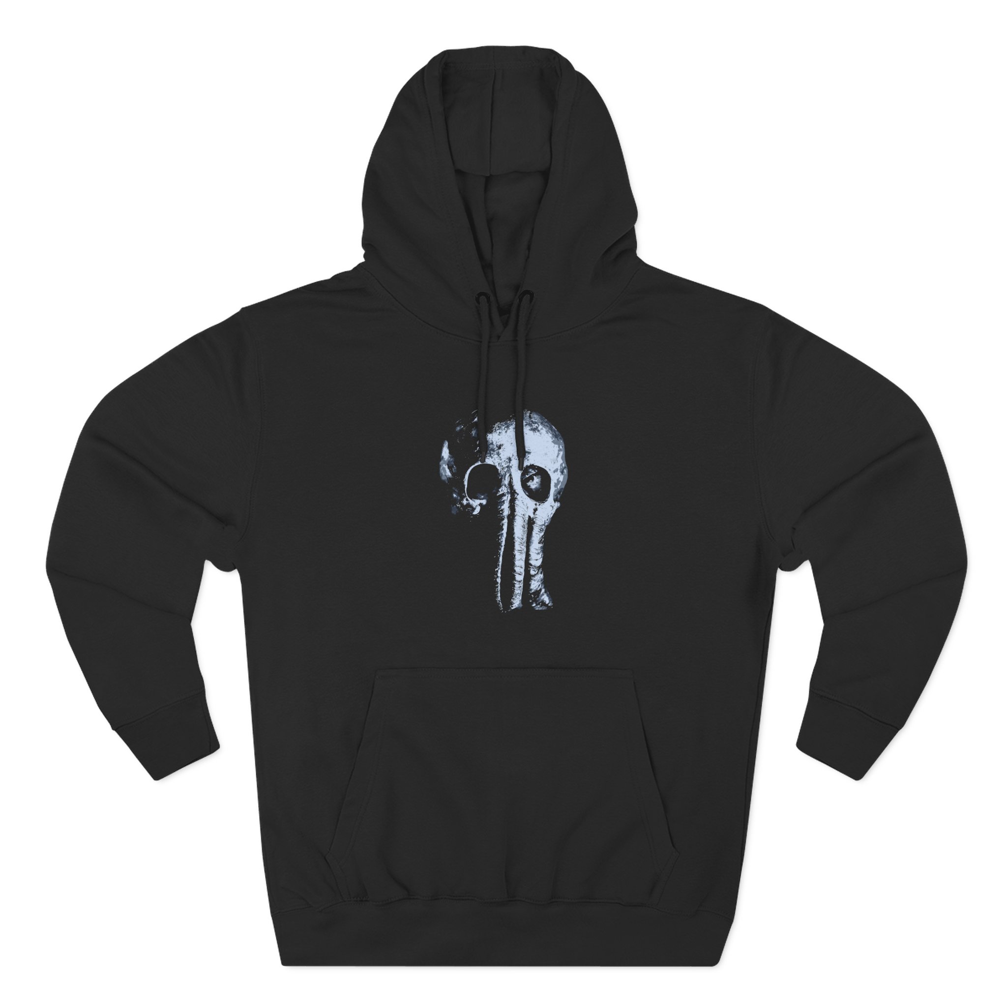 Absent in Body Plague God Three-Panel Fleece Hoodie