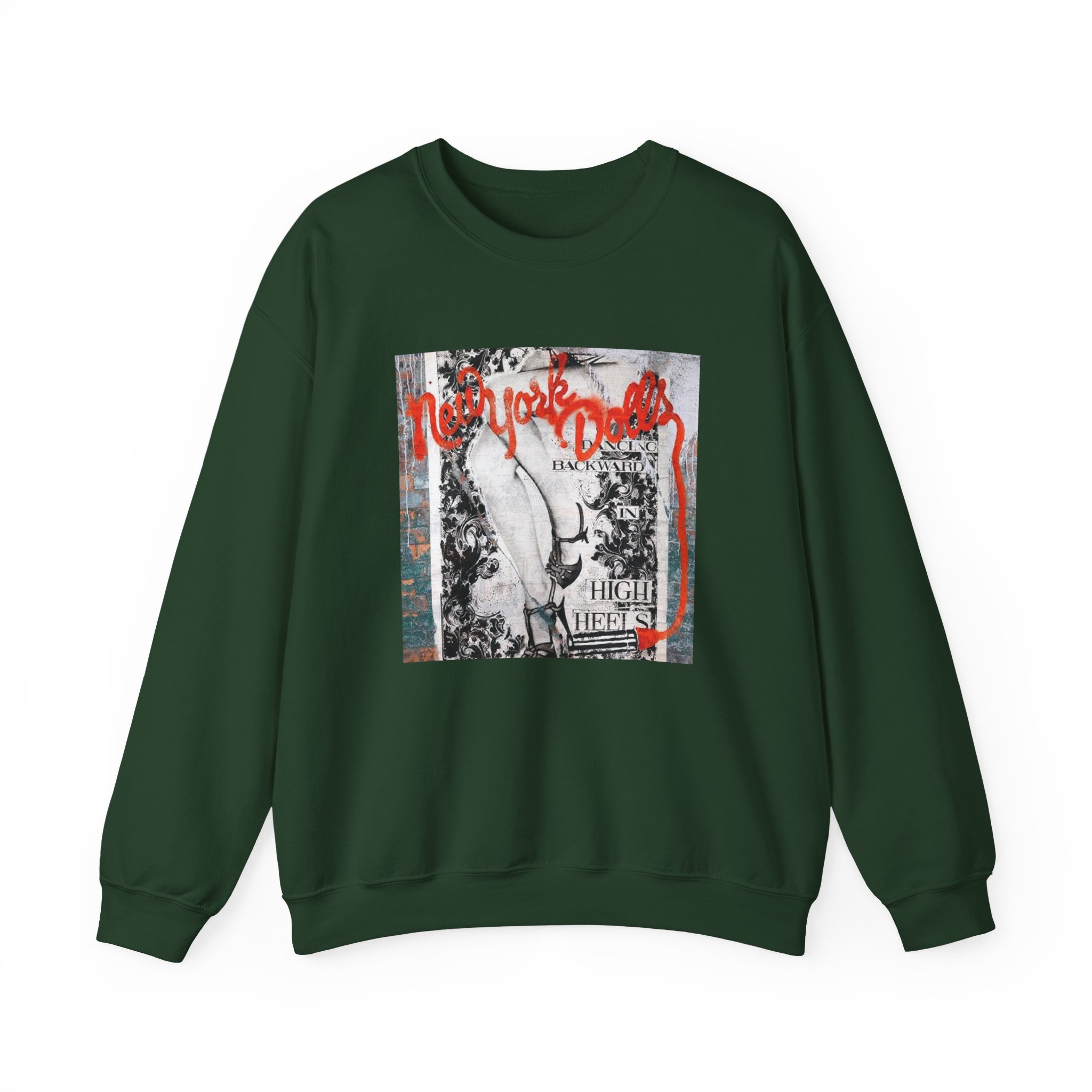 New York Dolls Dancing Backward Album Unisex Heavy Blendâ„¢ Crewneck Sweatshirt