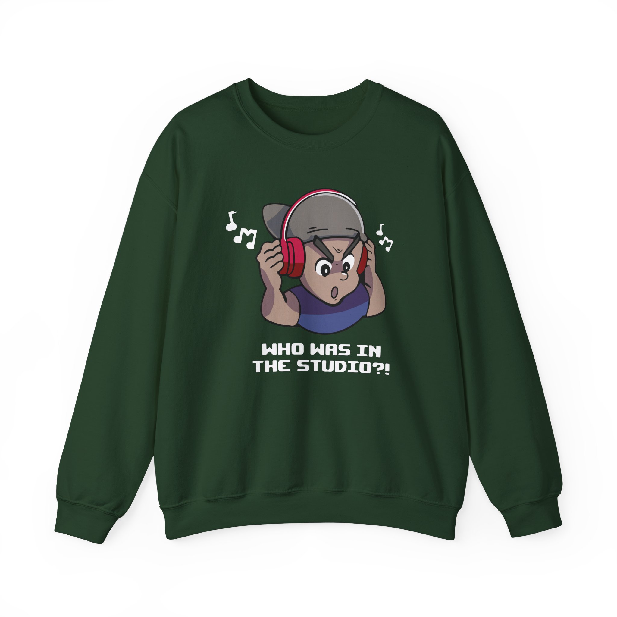Dashie Who Was in the Studio Unisex Heavy Blendâ„¢ Crewneck Sweatshirt