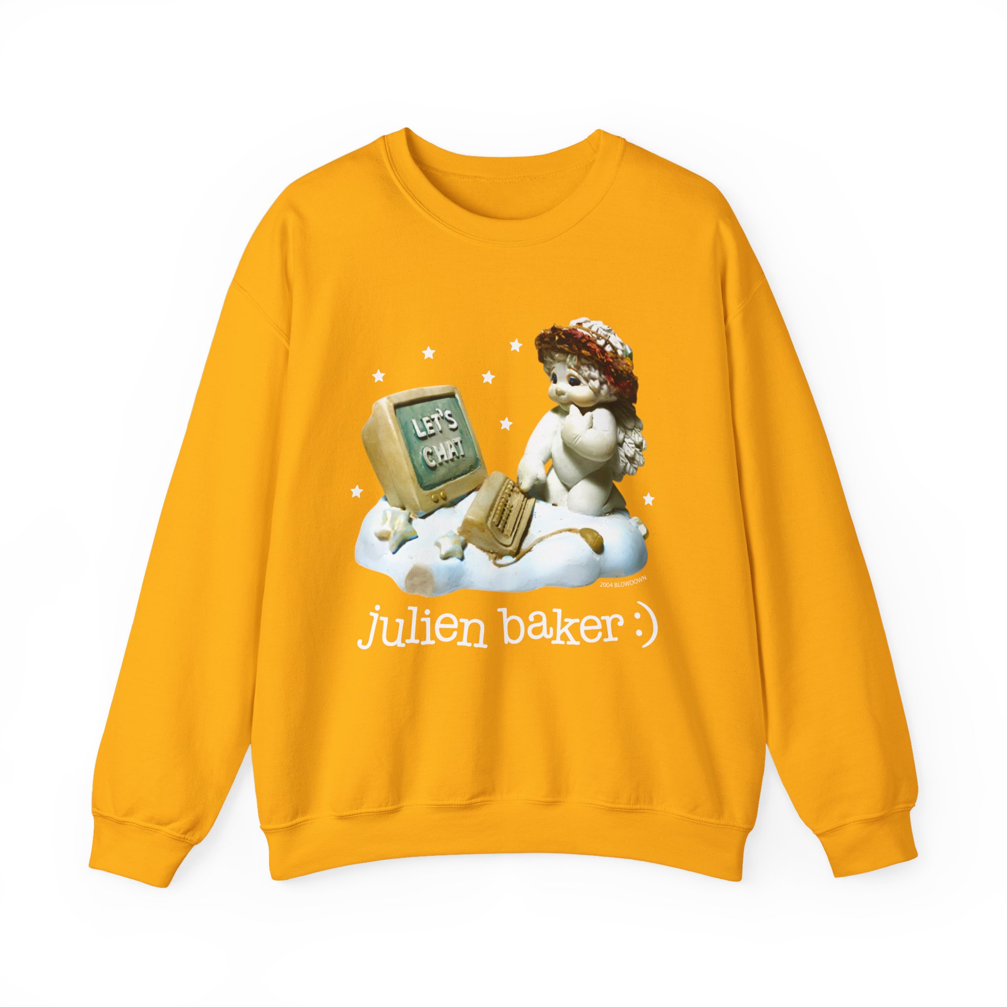 Julien Baker Online Angel Unisex Heavy Blendâ„¢ Crewneck Sweatshirt