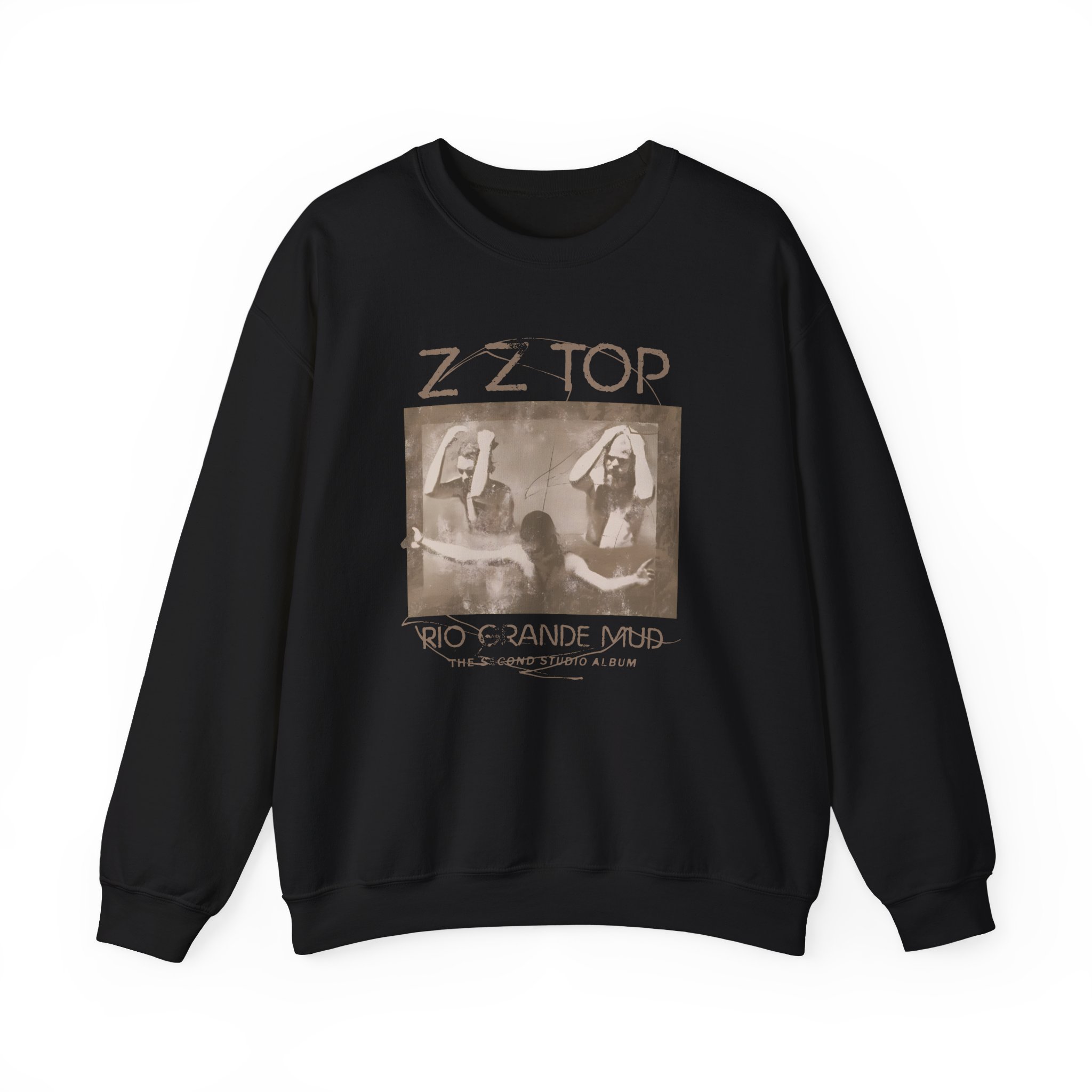Zz Top Rio Grande Mud Unisex Heavy Blendâ„¢ Crewneck Sweatshirt