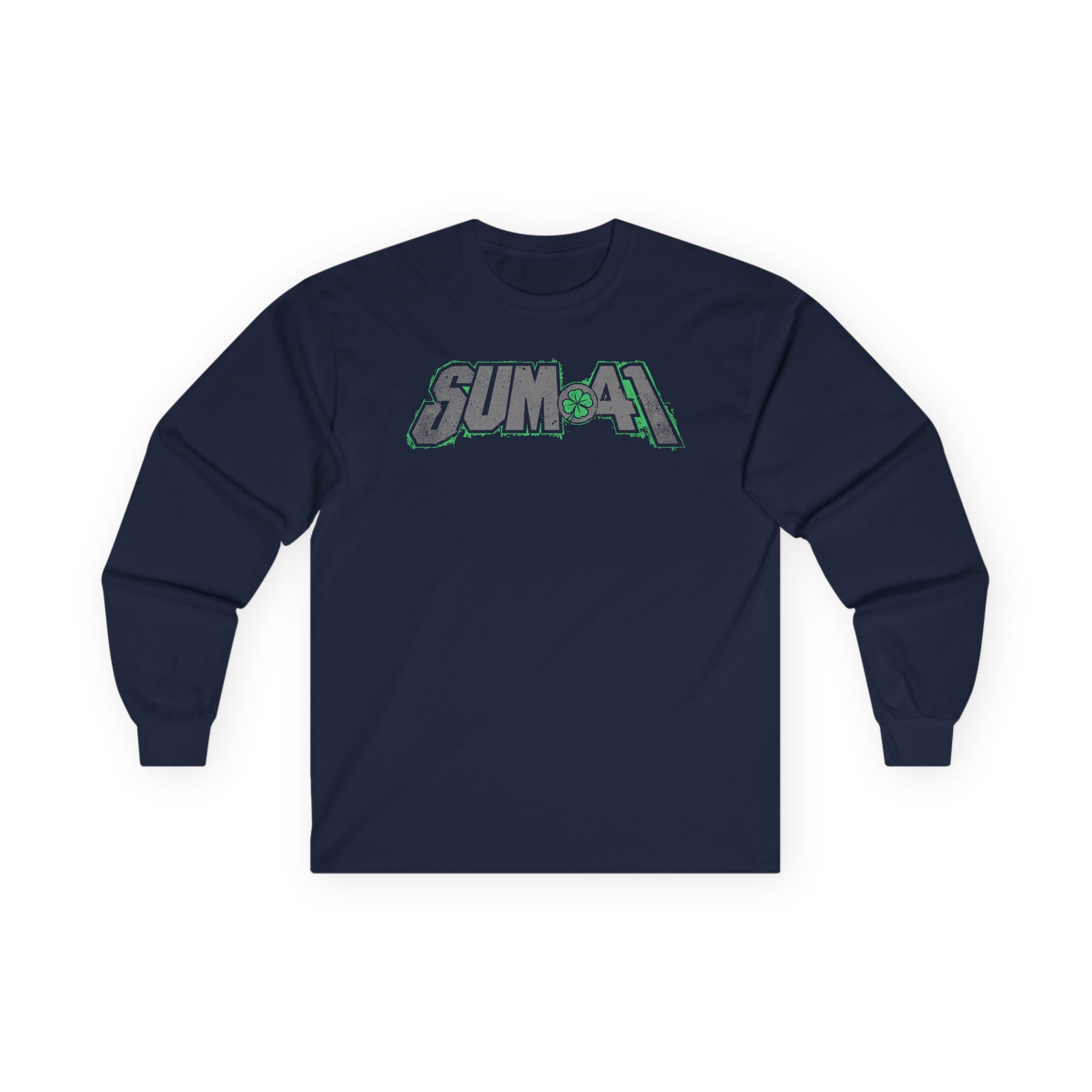 Sum 41 Shamrock Unisex Ultra Cotton Long Sleeve Tee